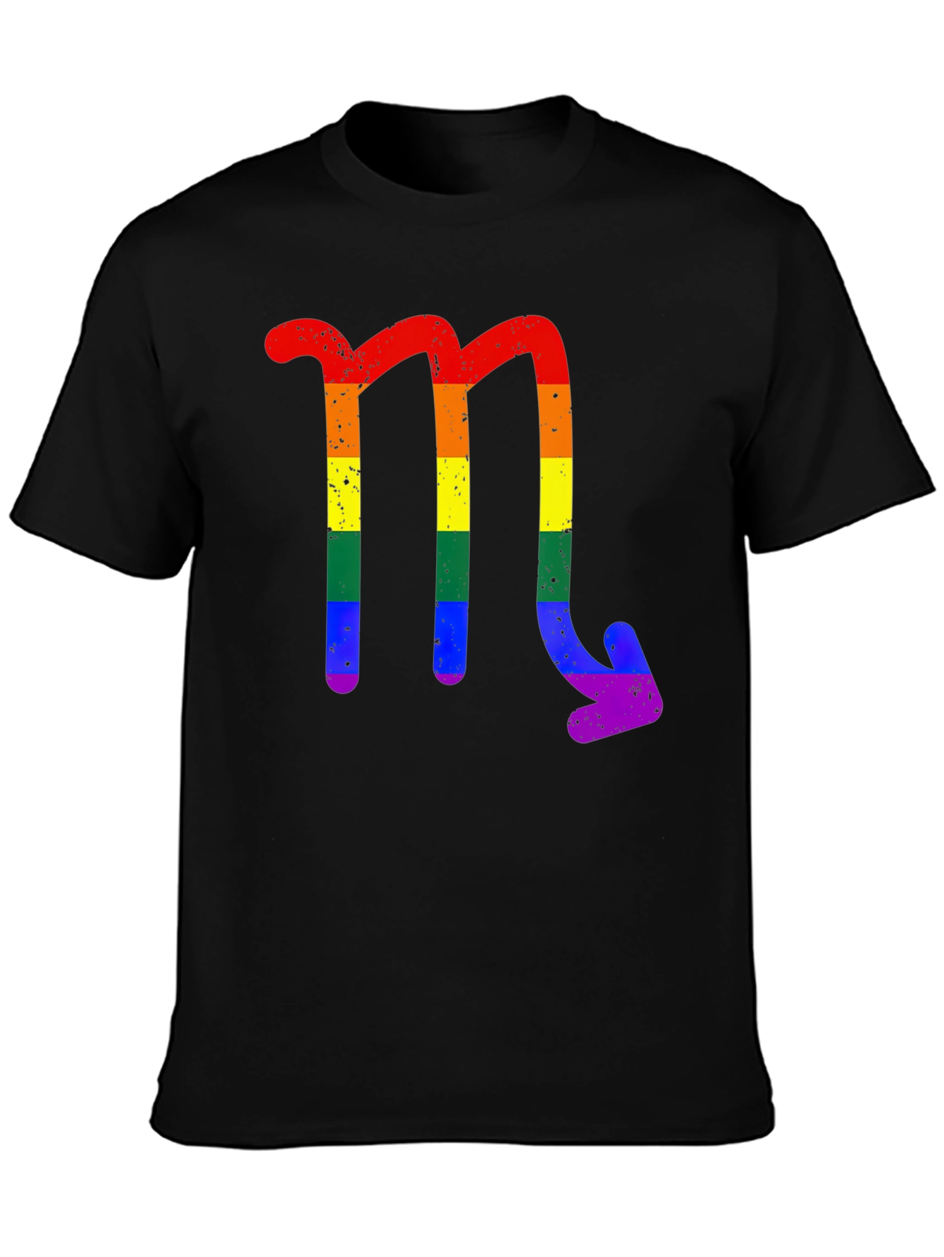 Rainbow Scorpio Zodiac T-Shirt