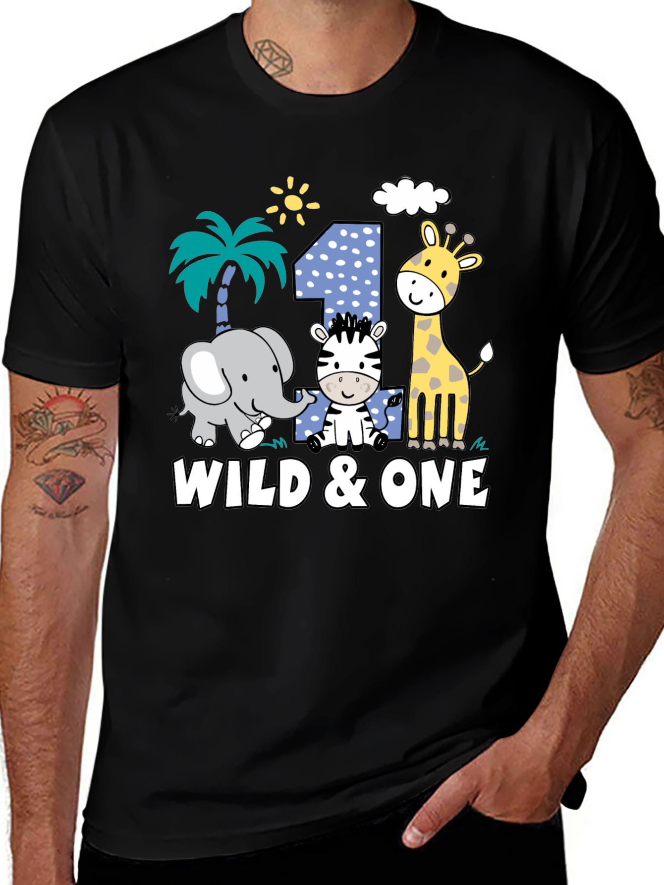 Wild & One 1st Birthday T-Shirt