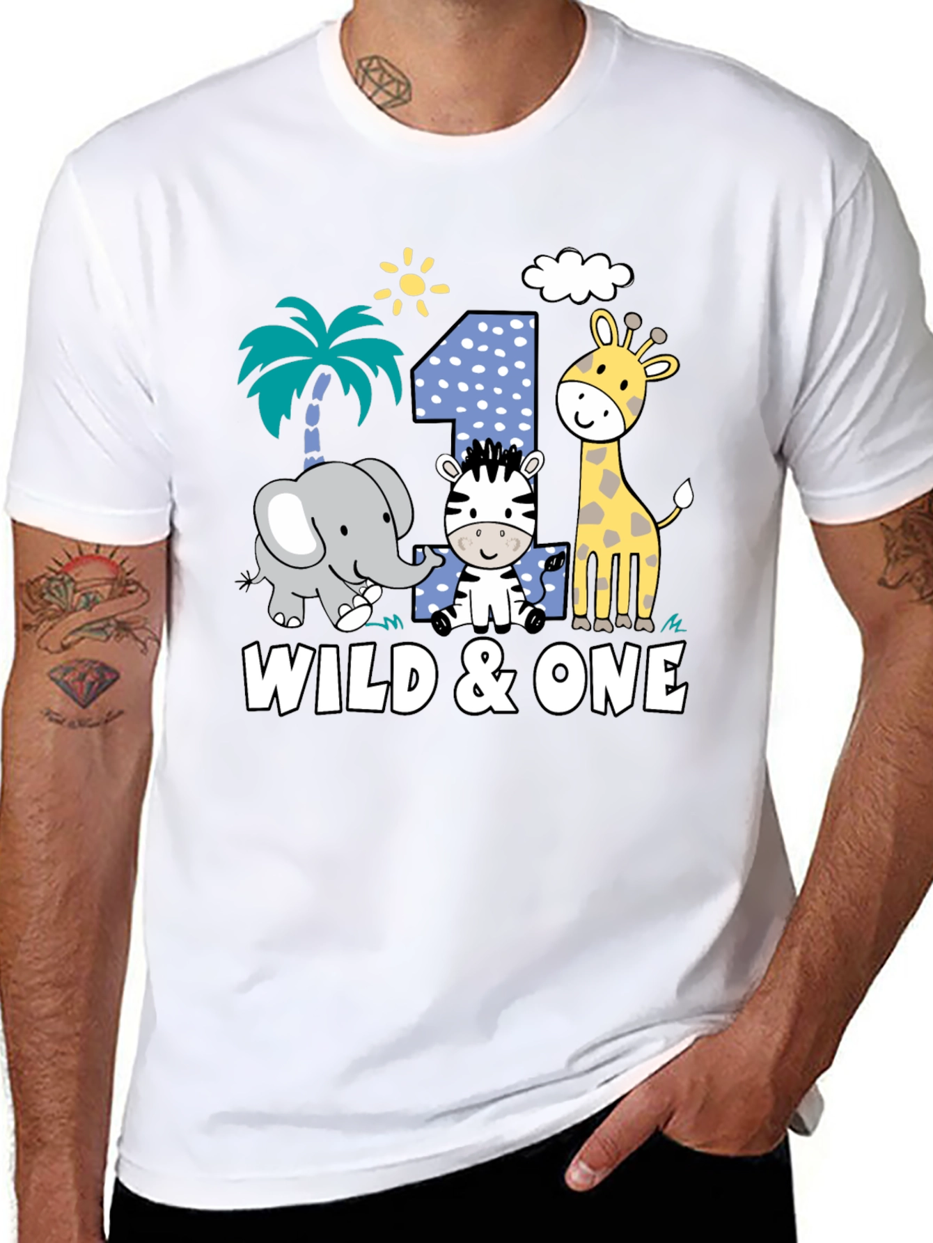 Wild & One 1st Birthday T-Shirt