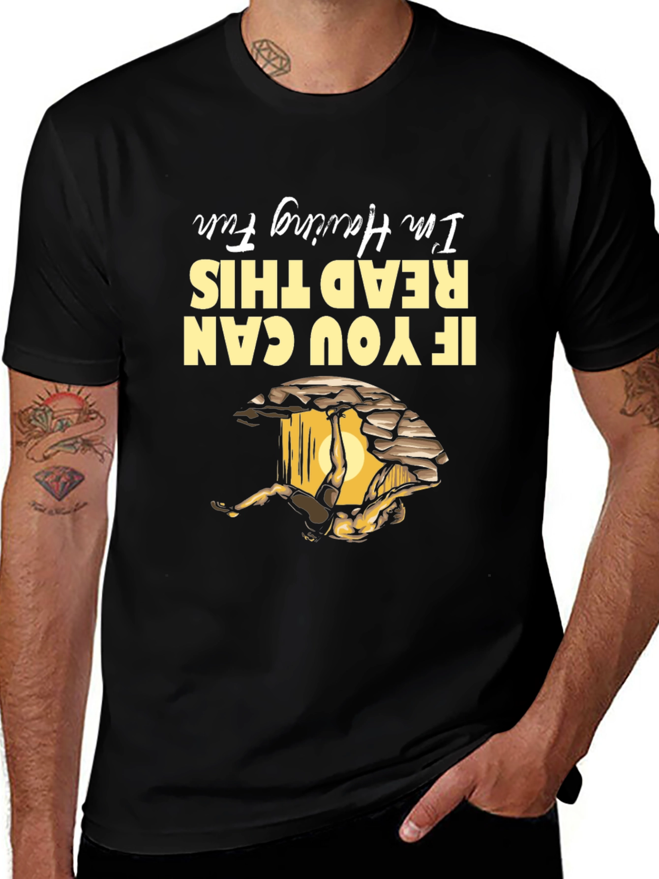 If You Can Read This Im Having Fun T-Shirt