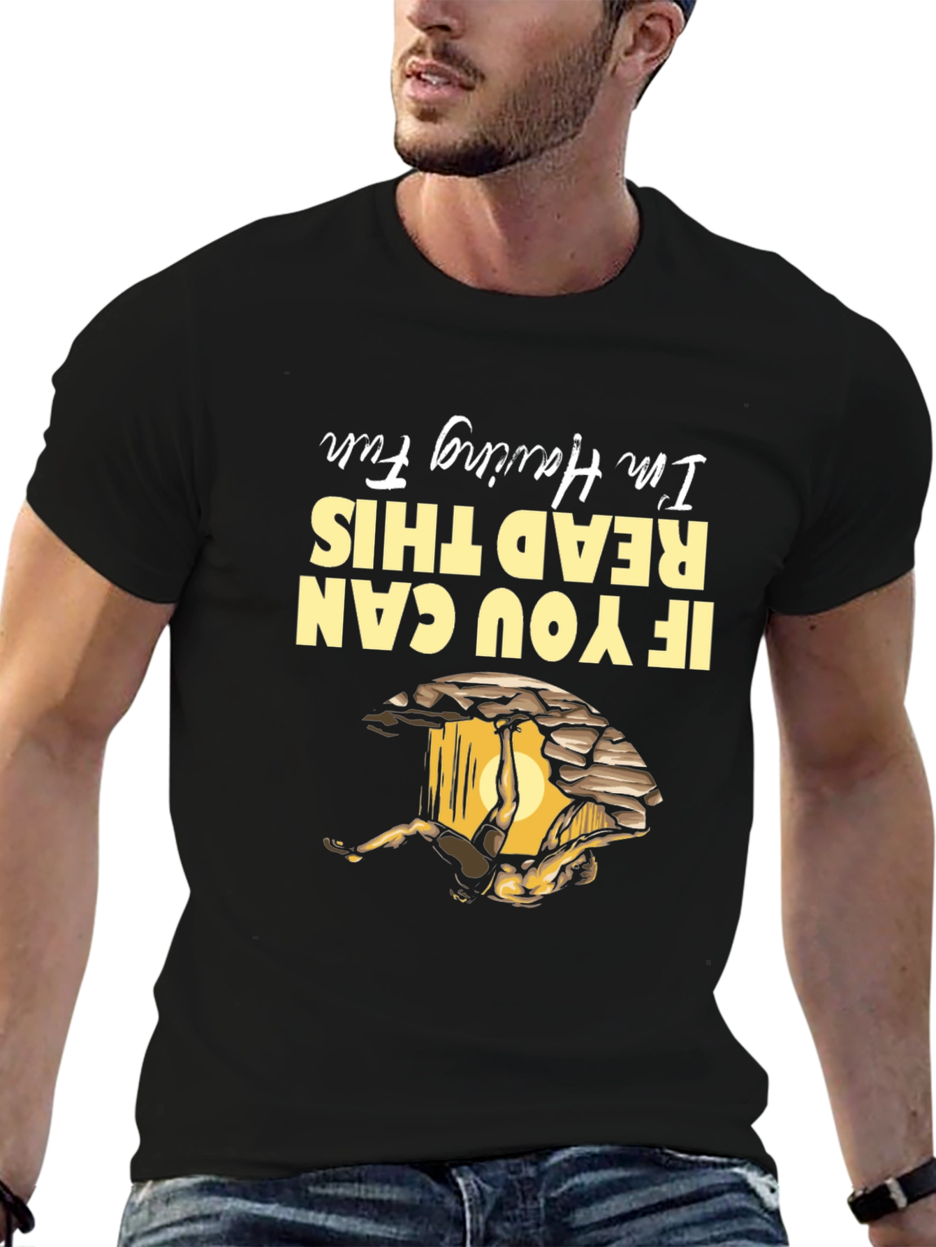 If You Can Read This Im Having Fun T-Shirt