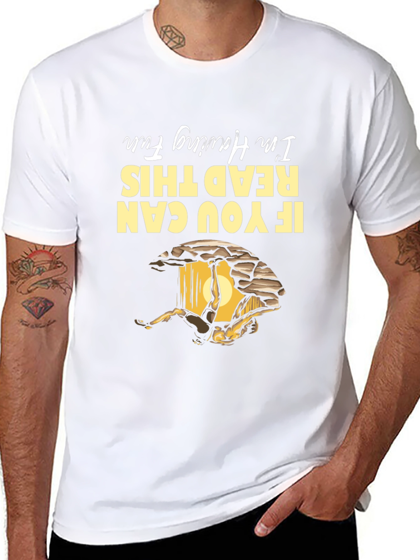 If You Can Read This Im Having Fun T-Shirt
