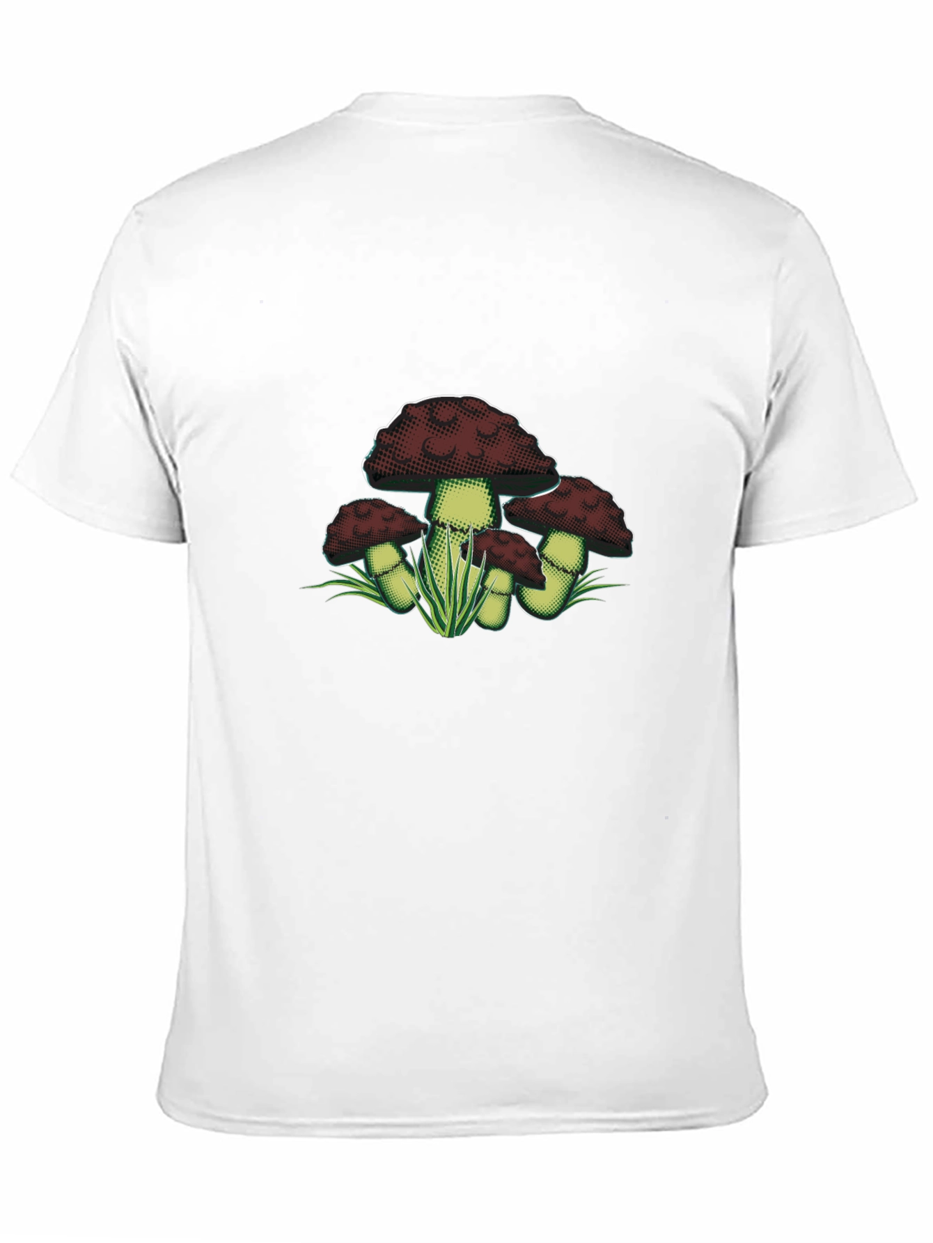 Mushroom Graphic Tee - Dark Academia Style