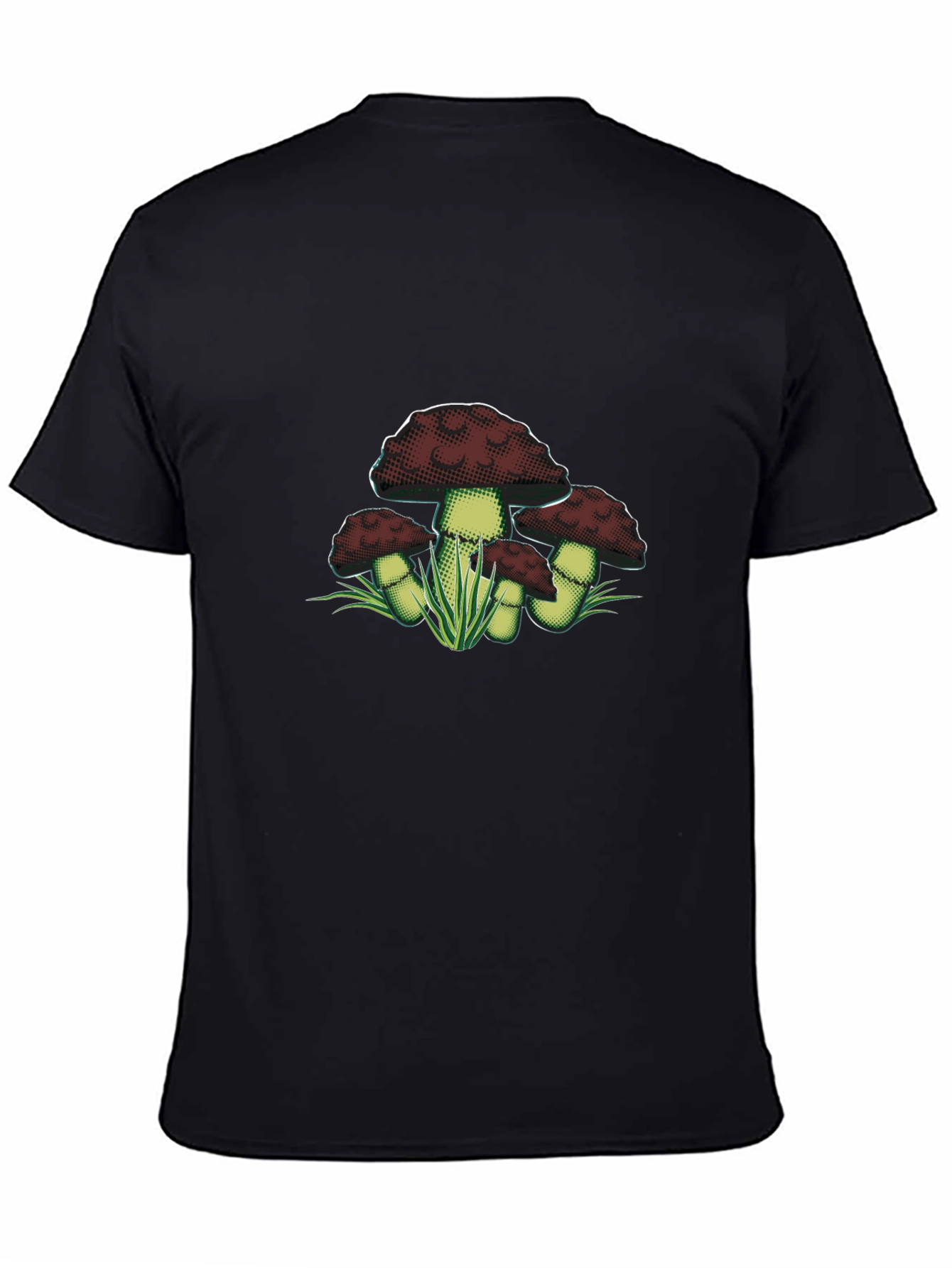 Mushroom Graphic Tee - Dark Academia Style