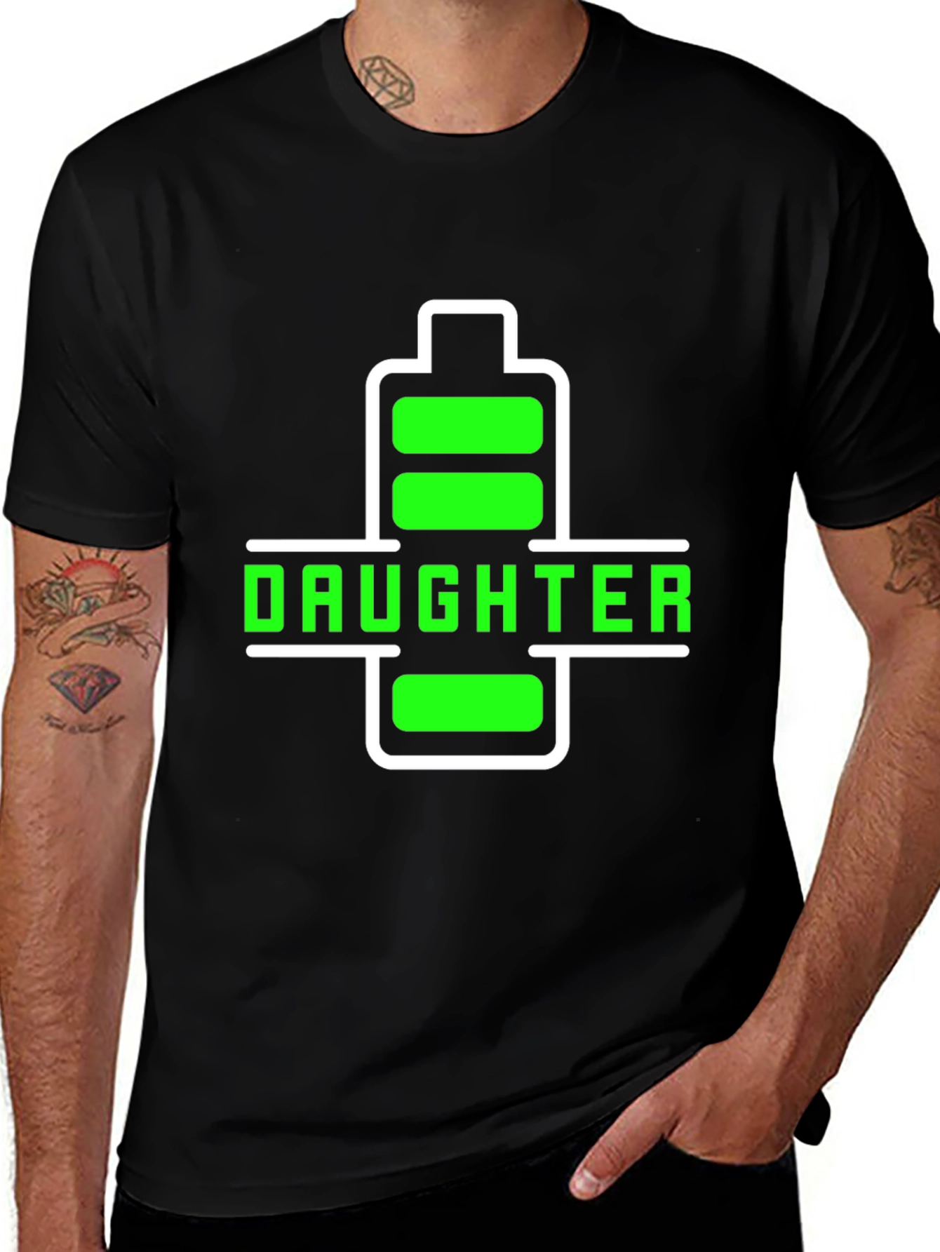 Daughter Battery T-Shirt - Recharge Your Love!