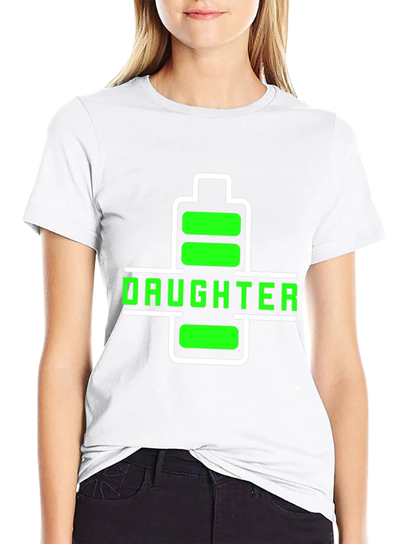 Daughter Battery T-Shirt - Recharge Your Love!