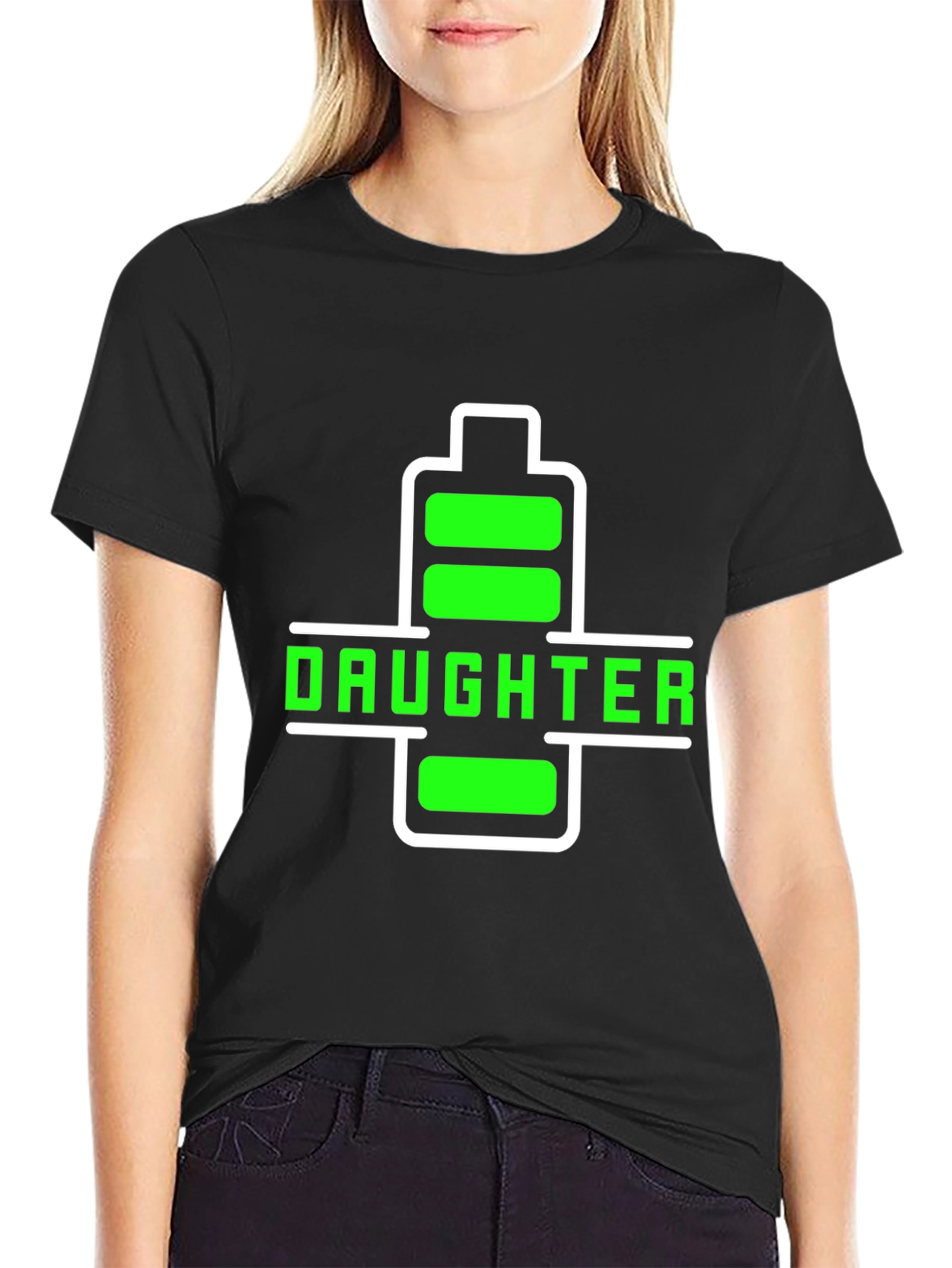 Daughter Battery T-Shirt - Recharge Your Love!