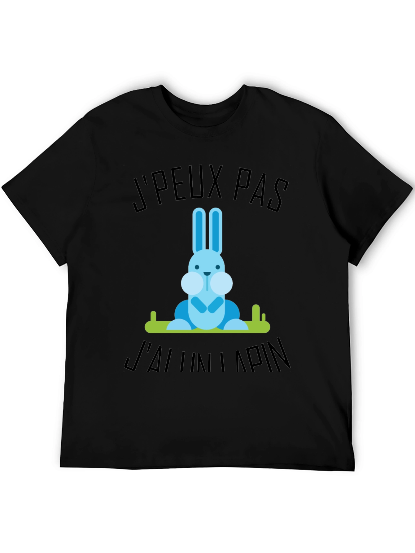 Funny Jpeux Pas Jai Un Lapin Rabbit Graphic T-Shirt
