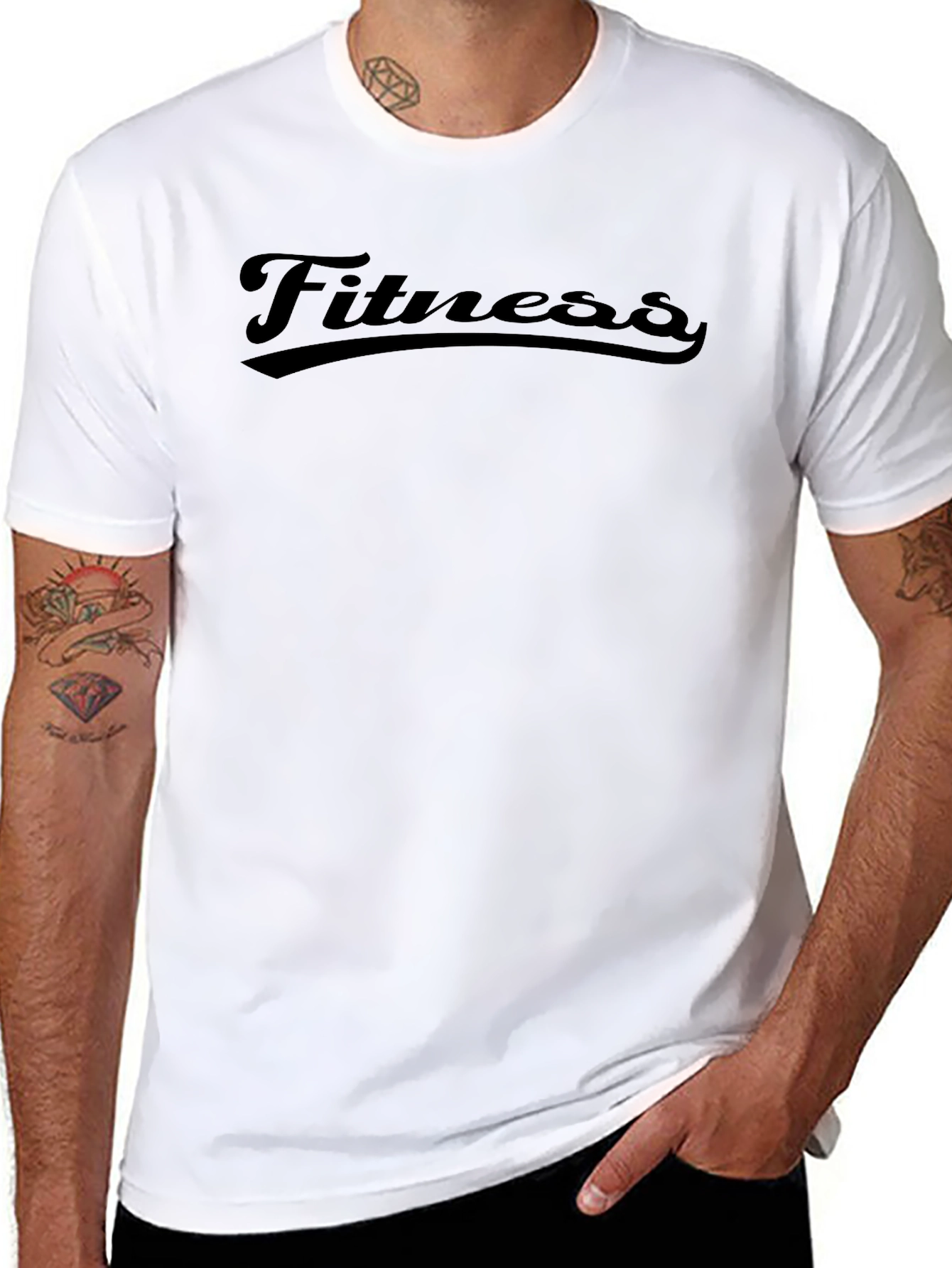 Fitness Graphic Tee - Black