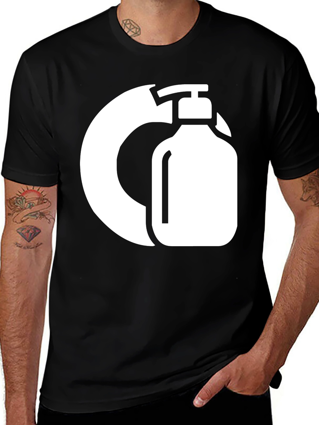 Sanitizer T-Shirt - Clean Hands Graphic Tee