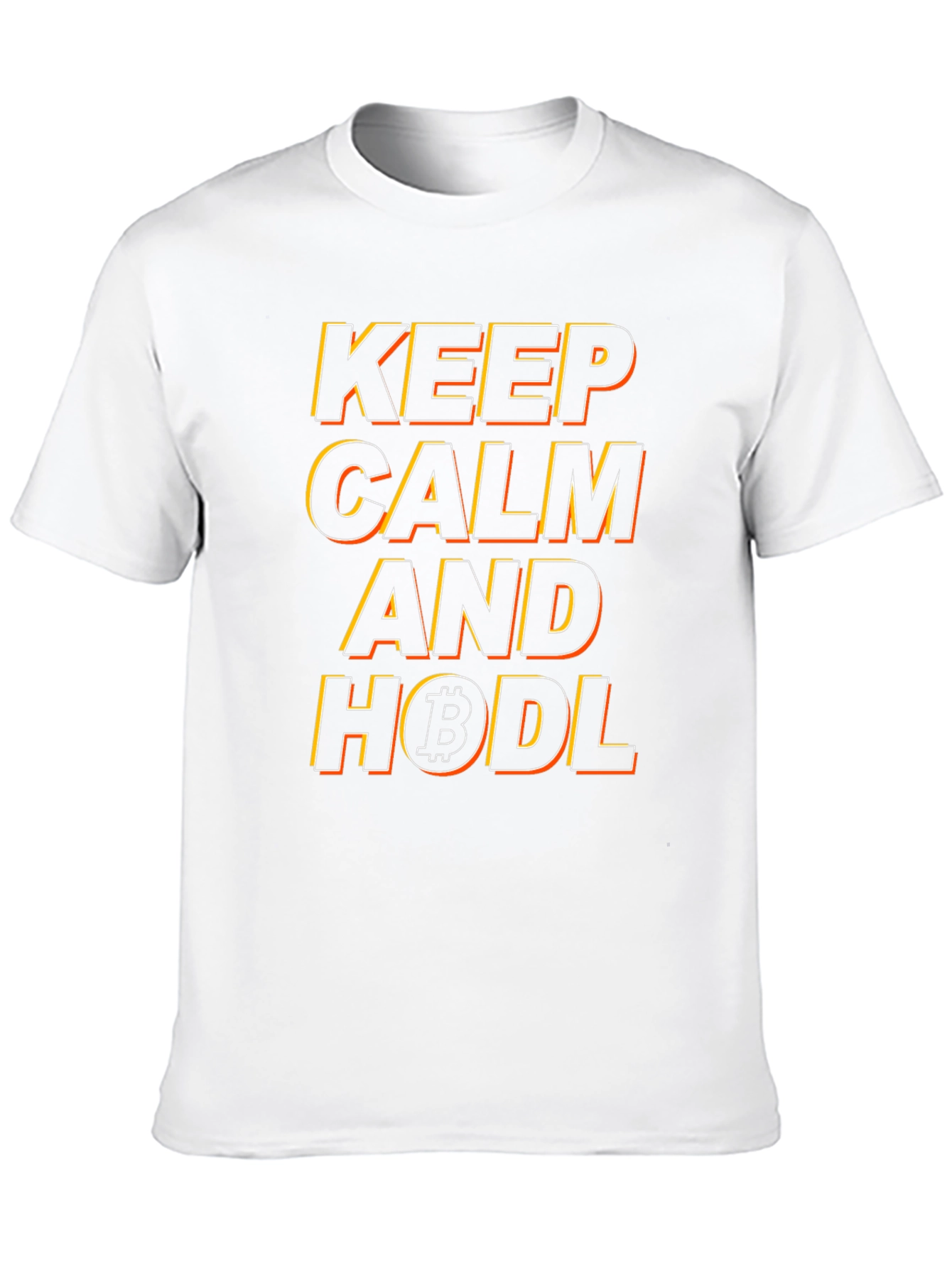 Keep Calm and HODL Bitcoin Graphic Tee