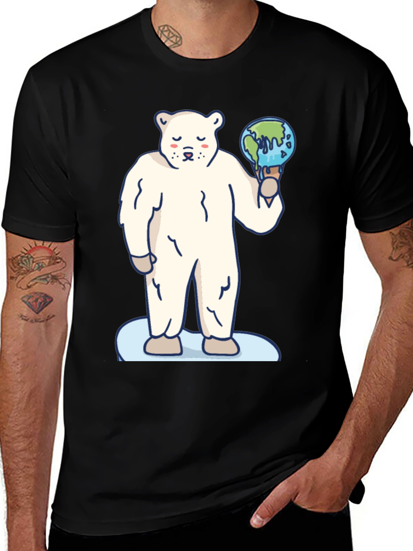 Climate Change Polar Bear T-Shirt