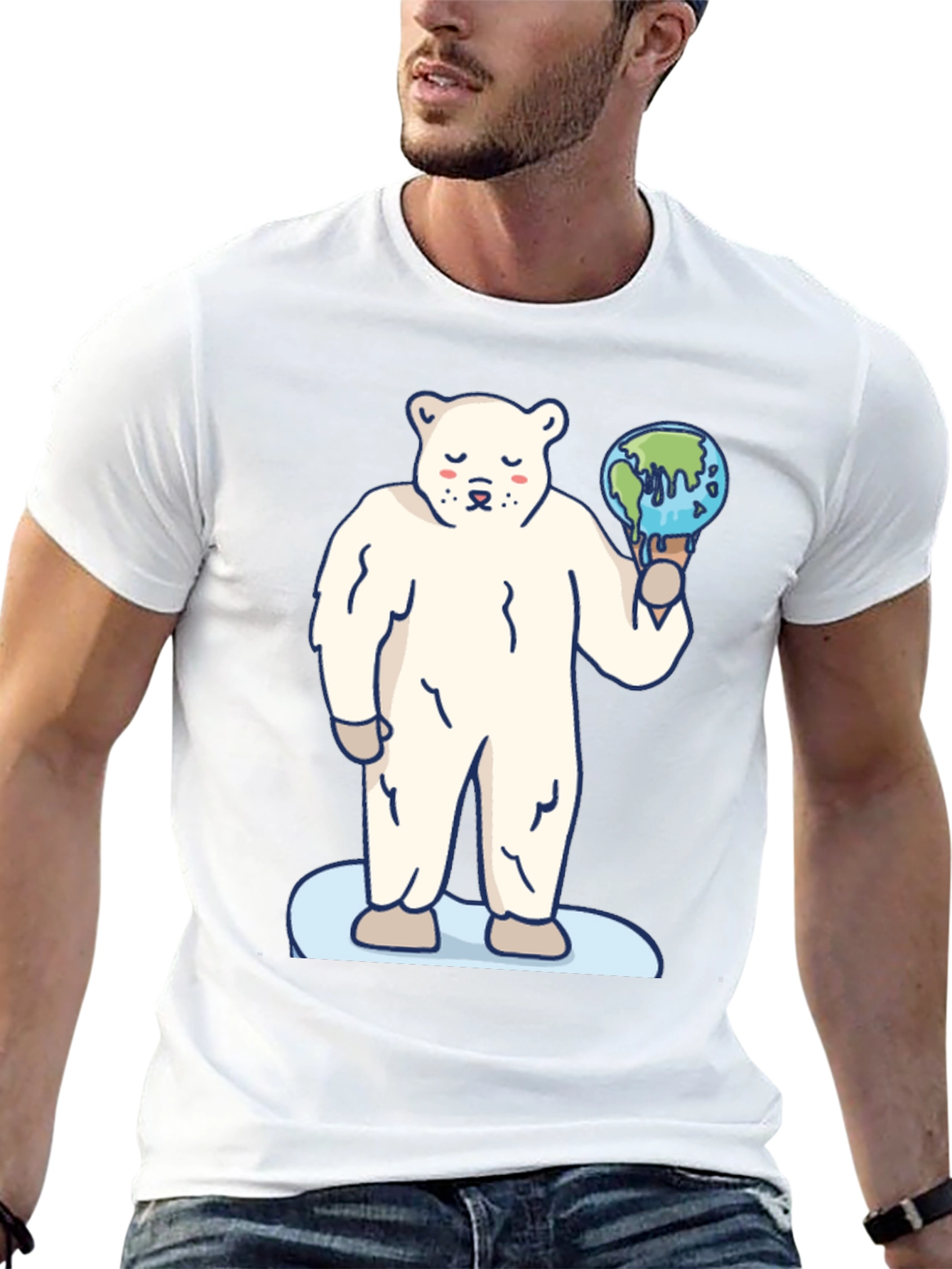 Climate Change Polar Bear T-Shirt