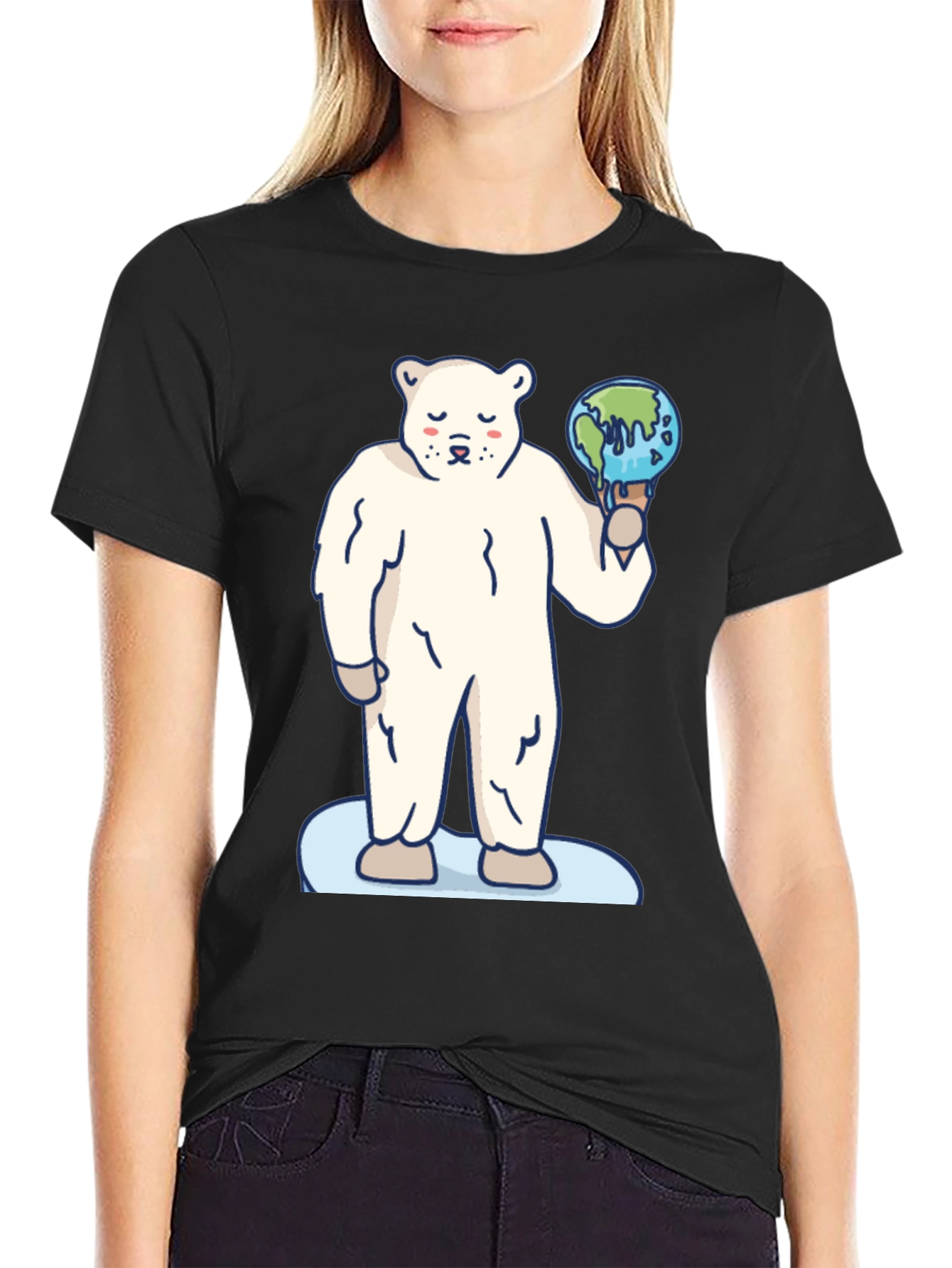 Climate Change Polar Bear T-Shirt
