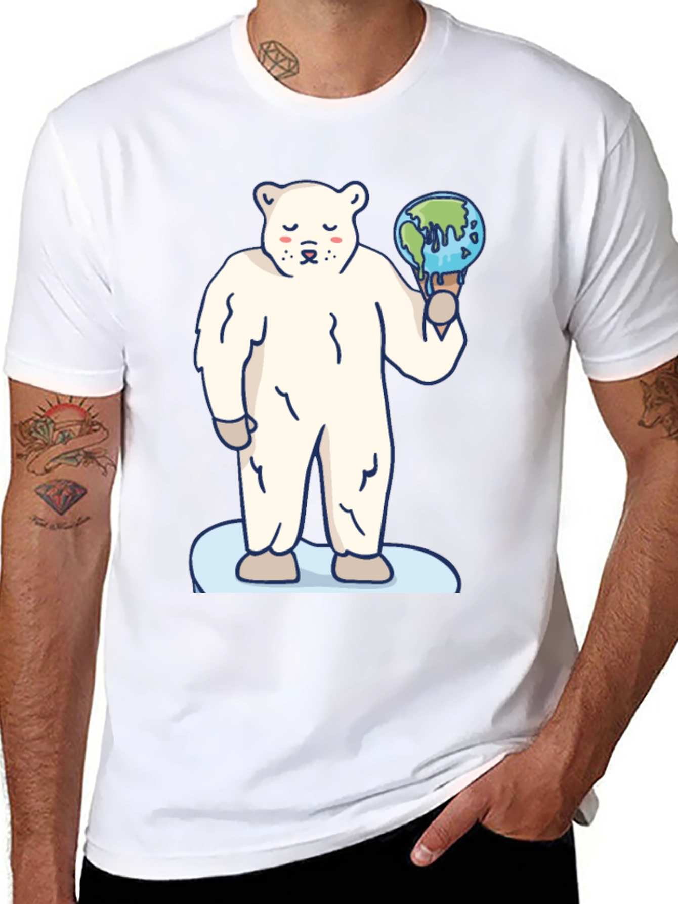 Climate Change Polar Bear T-Shirt