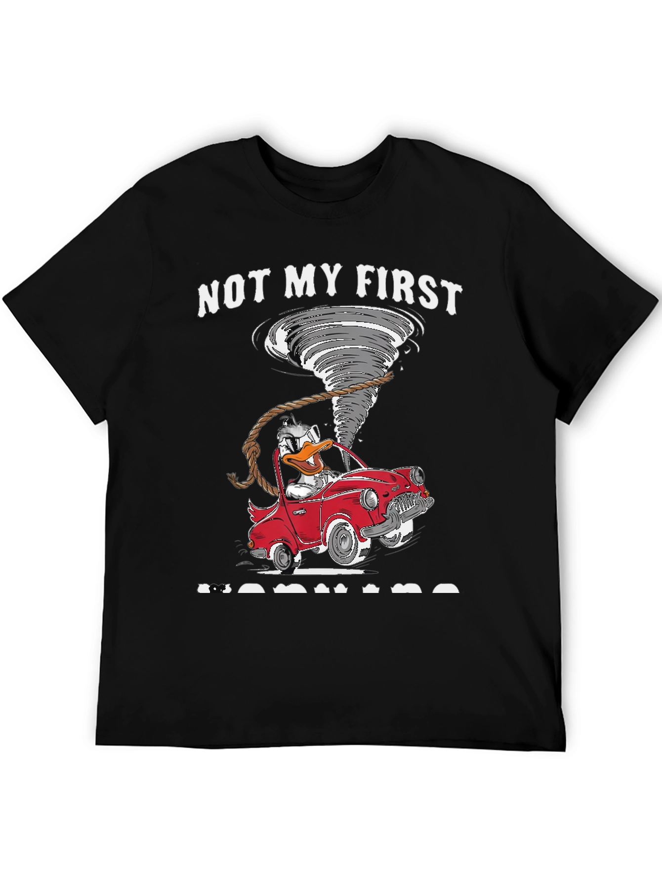 Duck Tornado Car T-Shirt