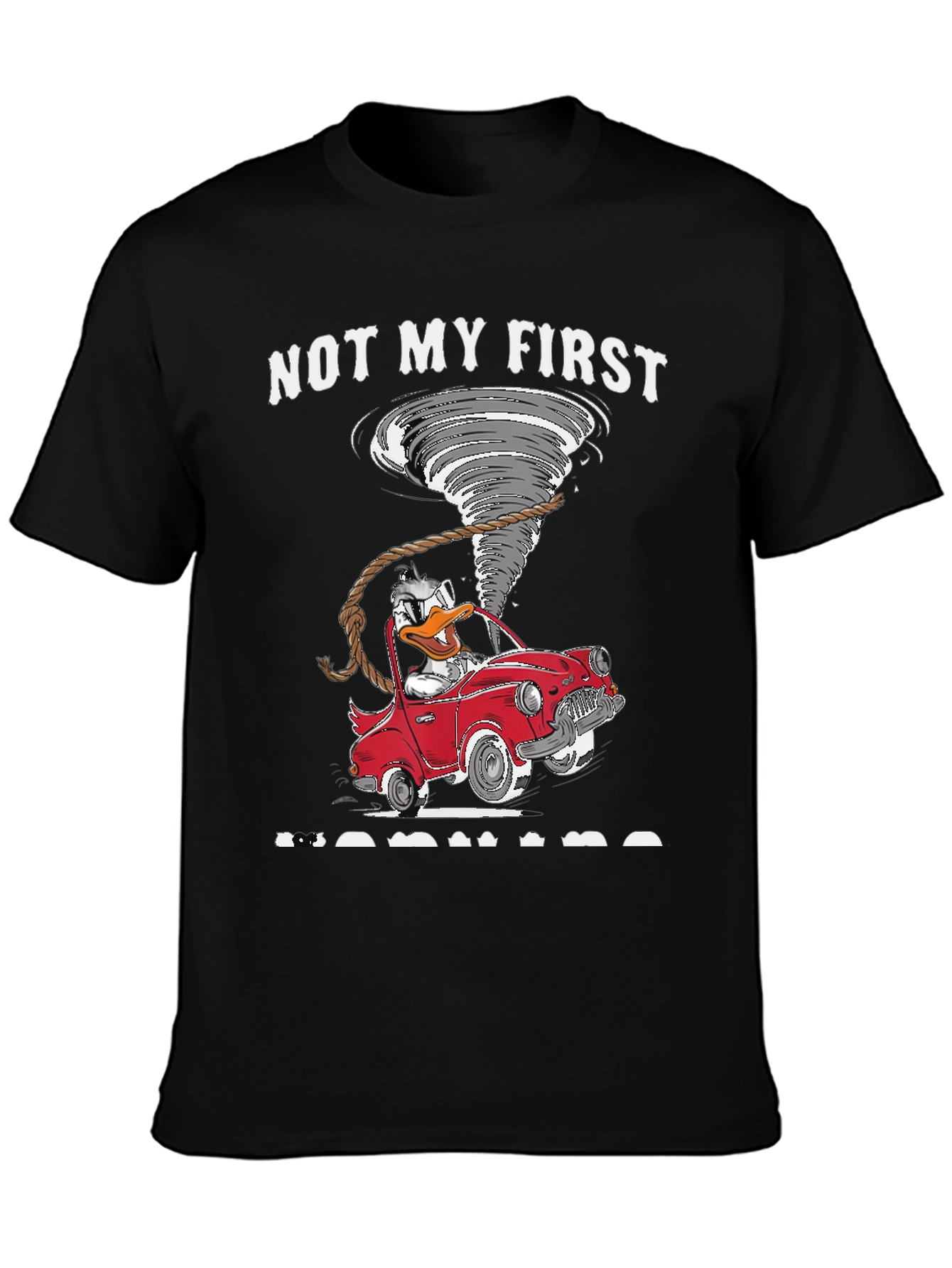 Duck Tornado Car T-Shirt