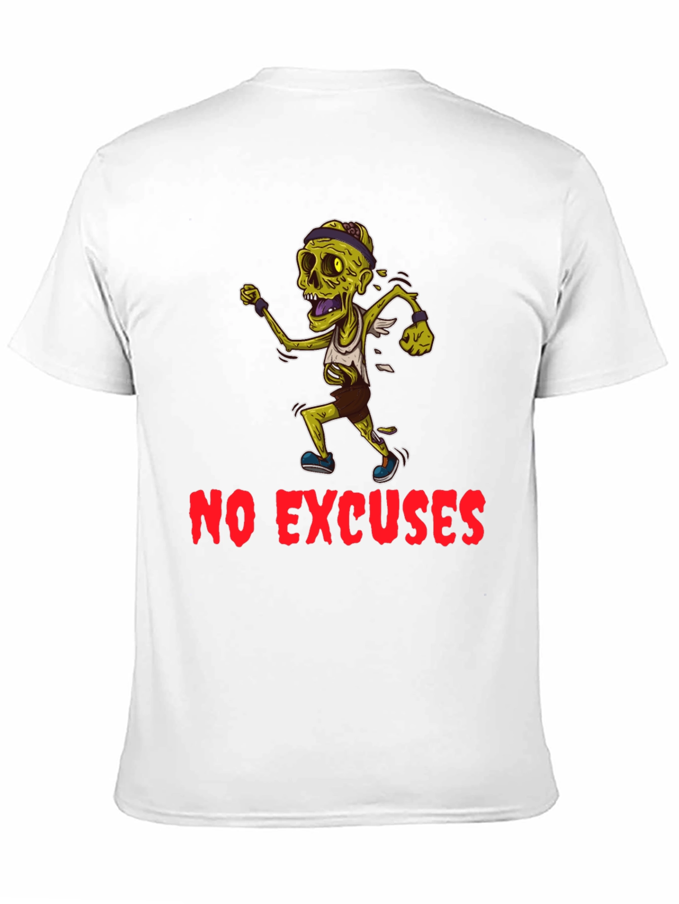 Zombie Runner Graphic T-Shirt - No Excuses!
