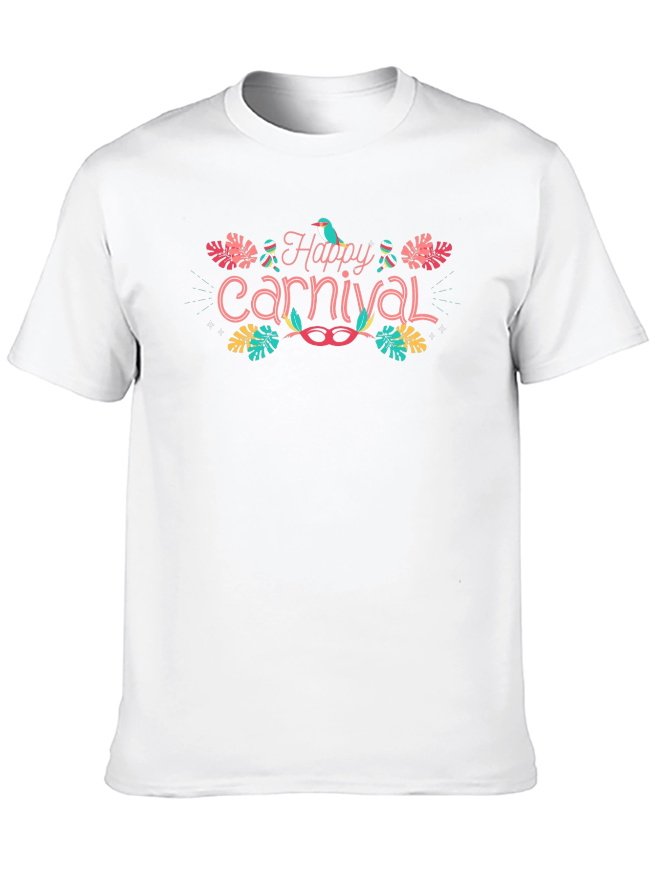 Happy Carnival Black T-Shirt
