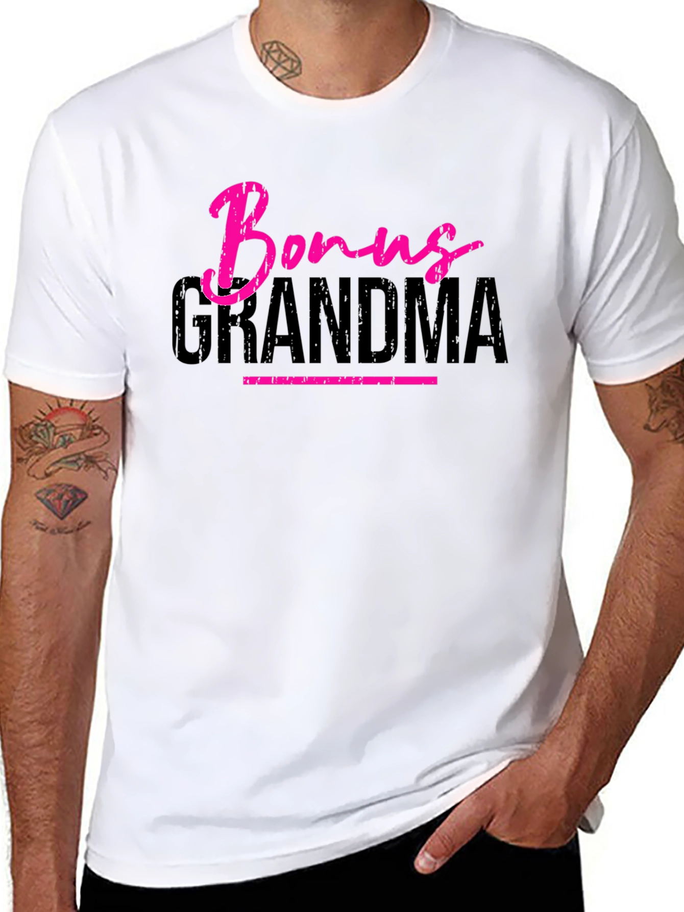Bonus Grandma Graphic T-Shirt