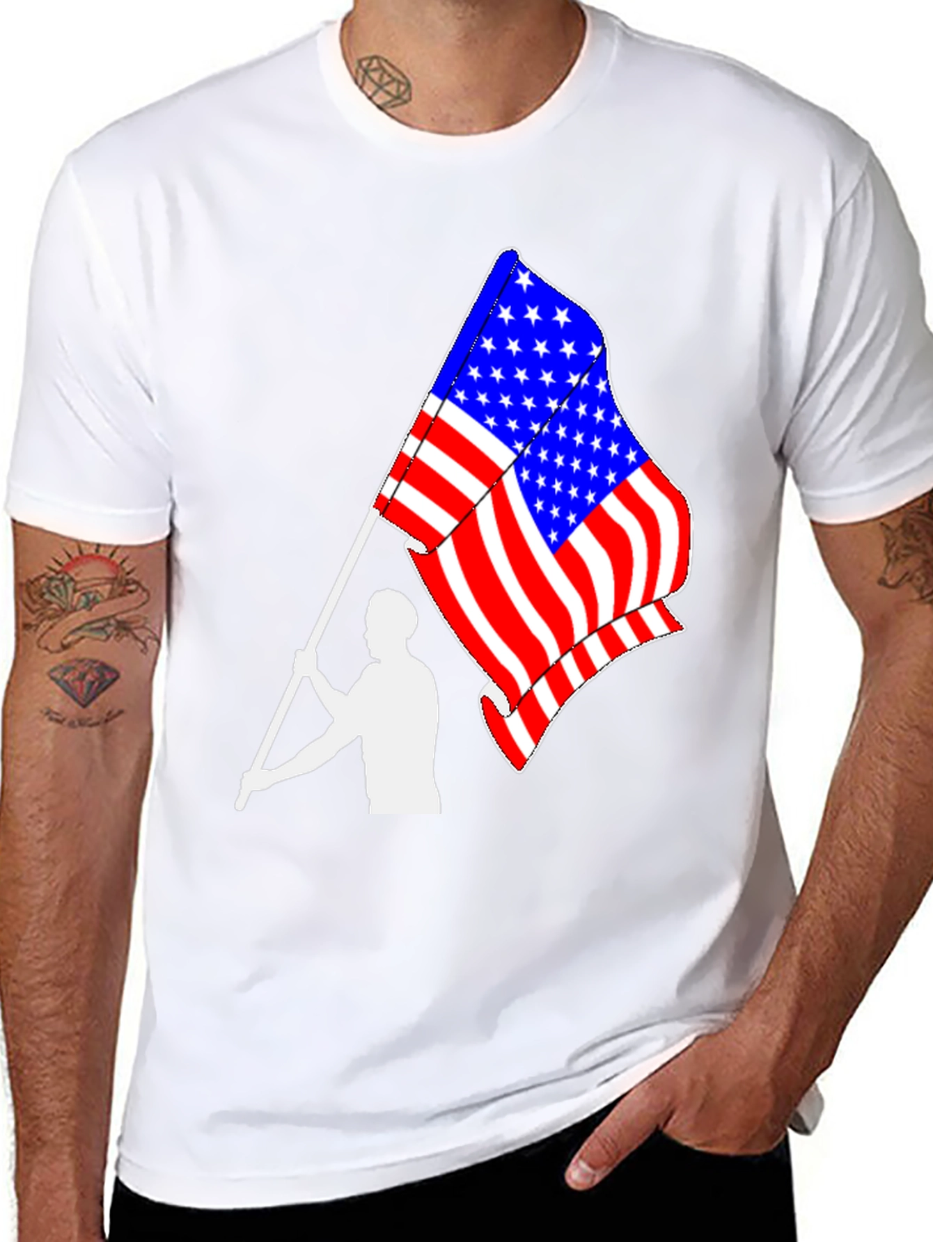 American Flag T-Shirt - Patriotic Pride