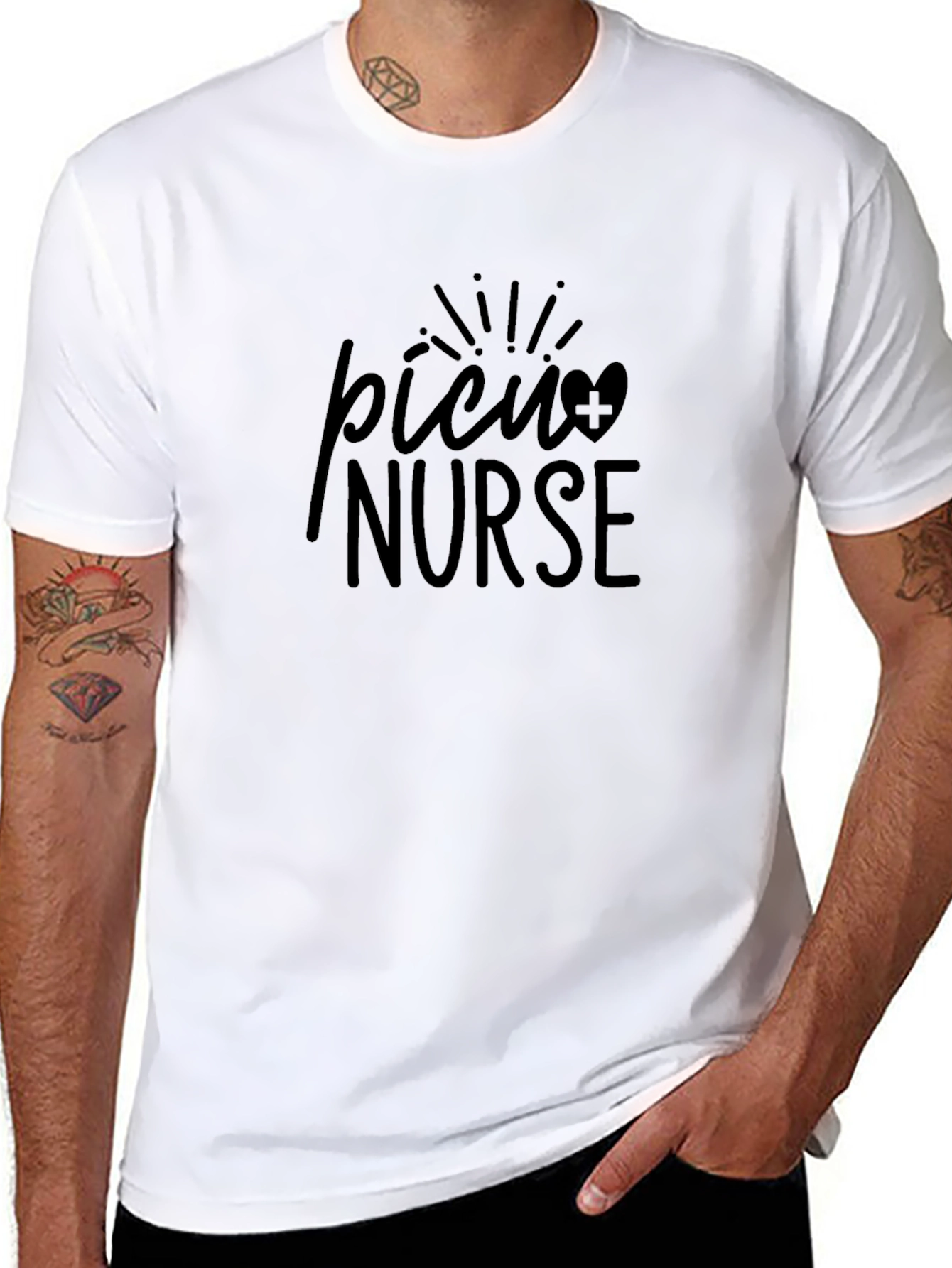 PICU Nurse Graphic T-Shirt