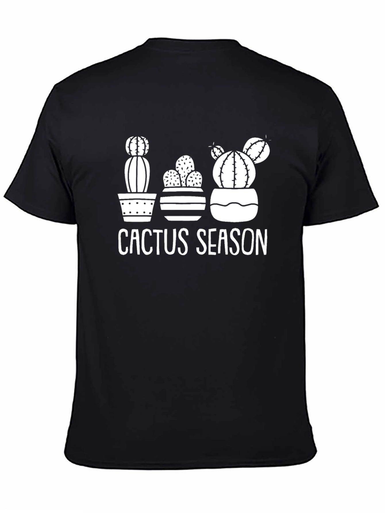 Cactus Season Graphic Tee - Black