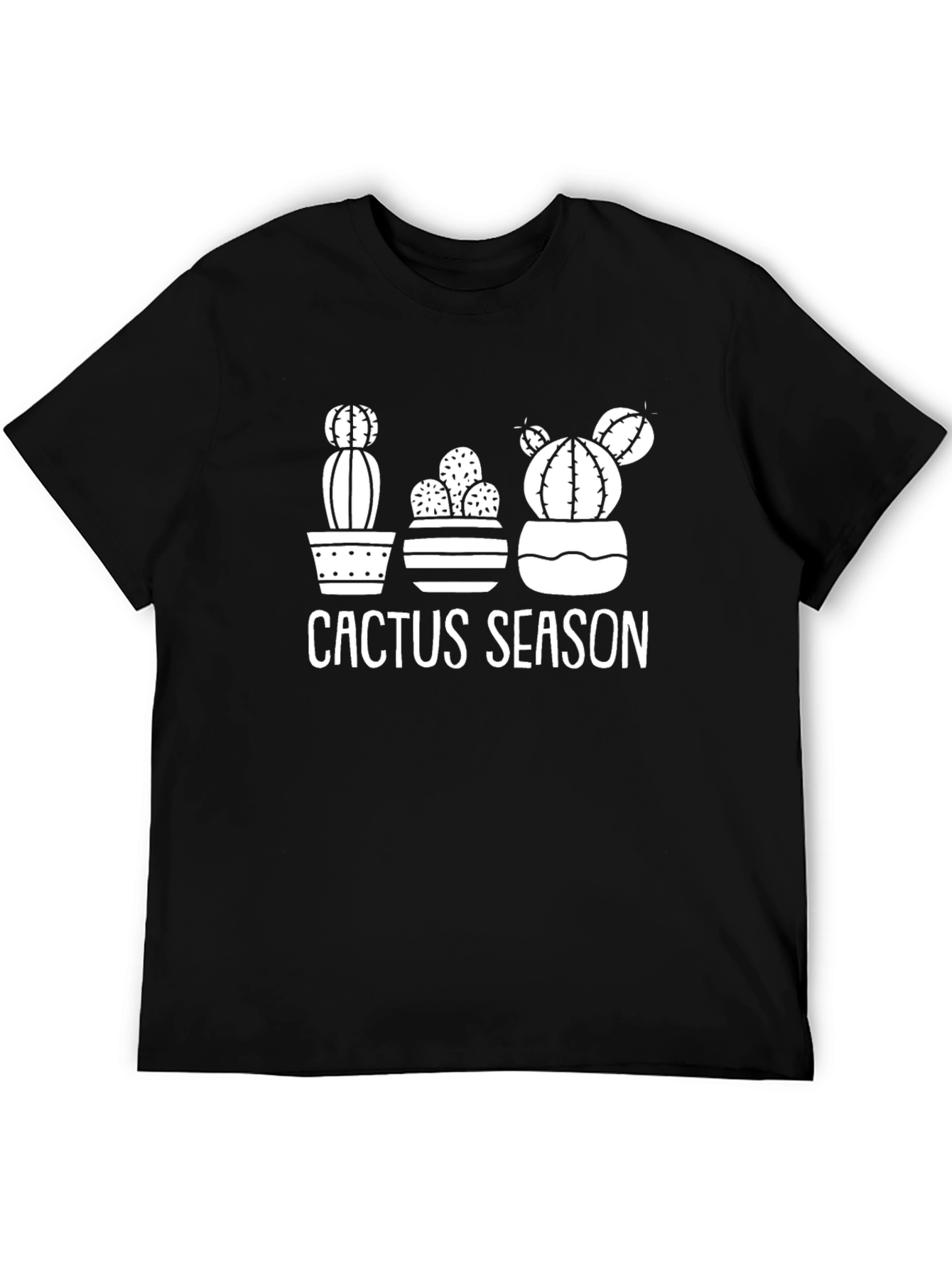 Cactus Season Graphic Tee - Black