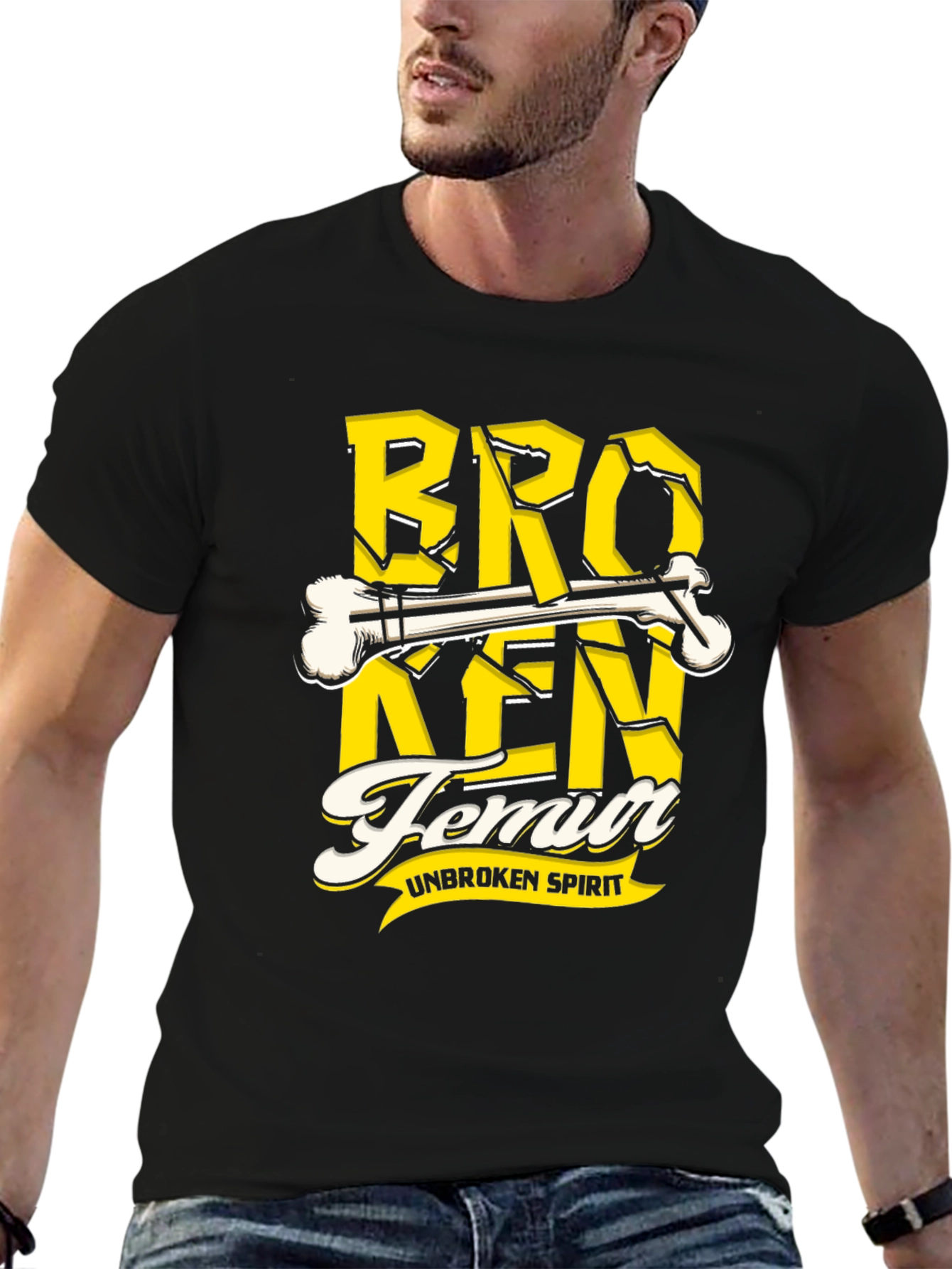 Broken Femur Unbroken Spirit T-Shirt