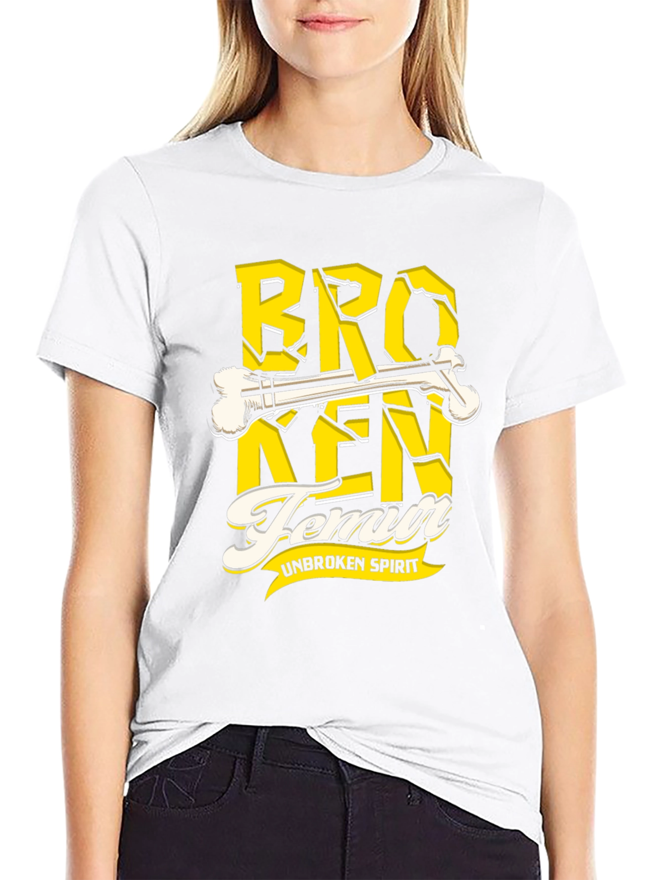 Broken Femur Unbroken Spirit T-Shirt