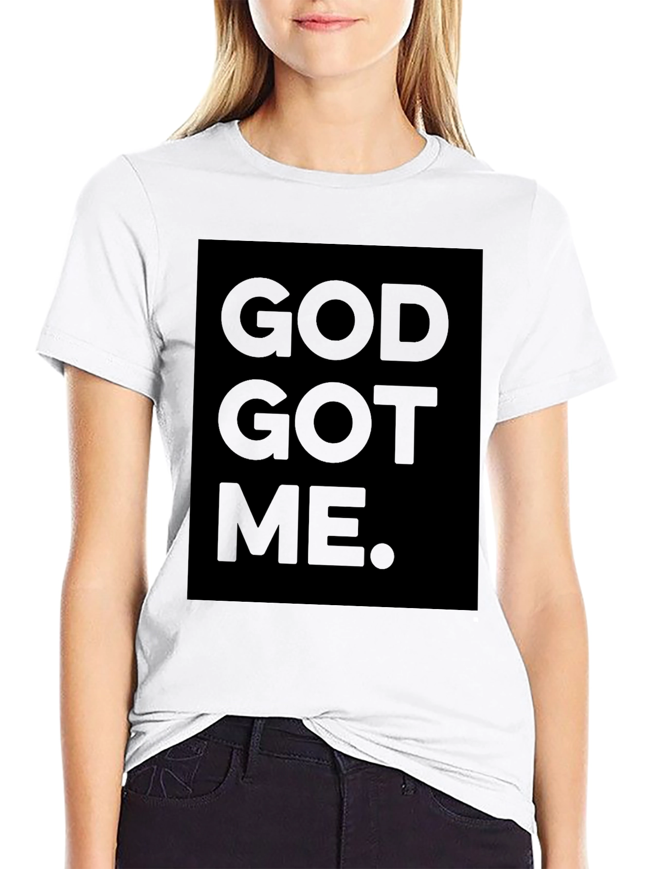 God Got Me Black T-Shirt