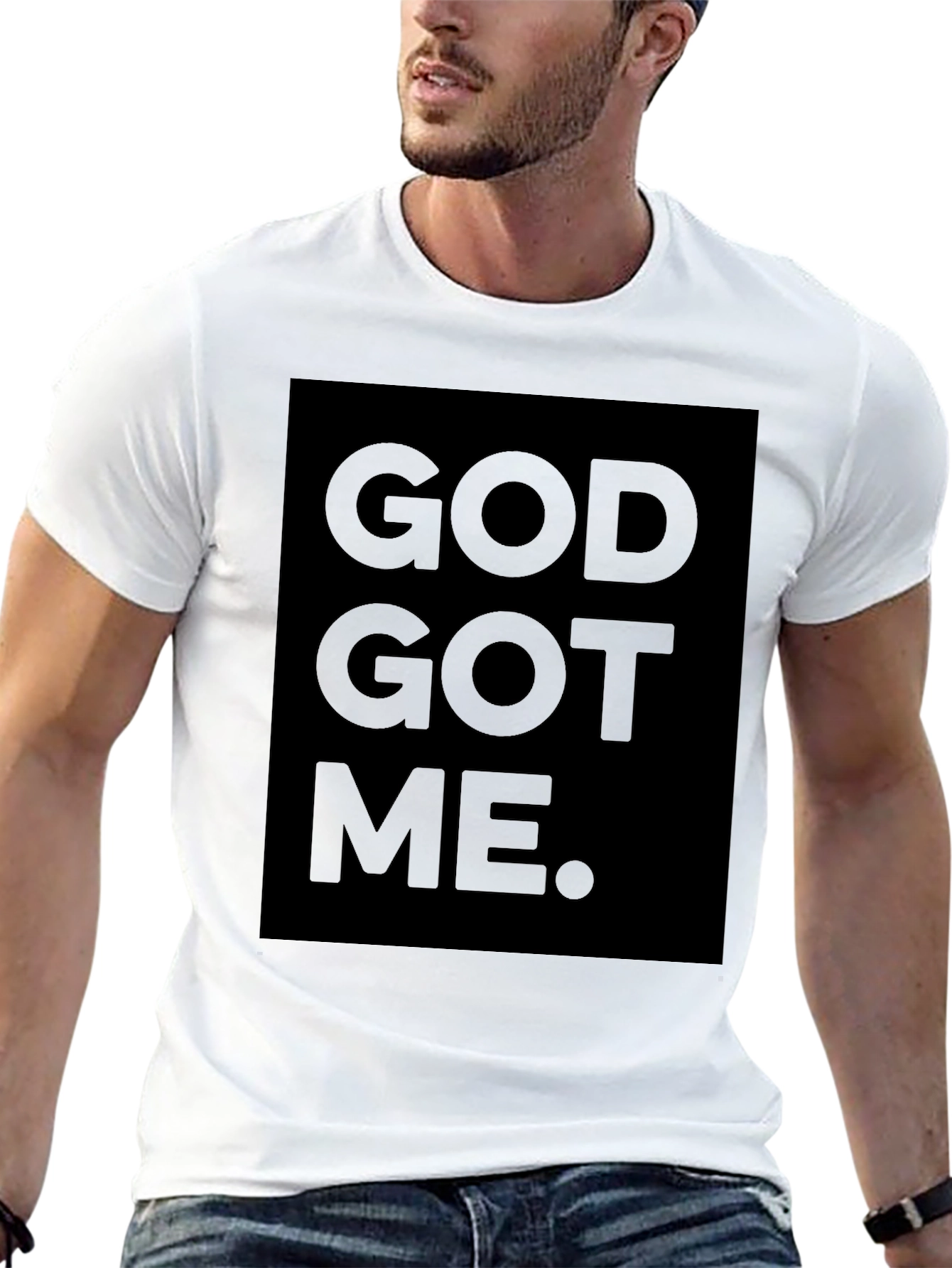 God Got Me Black T-Shirt