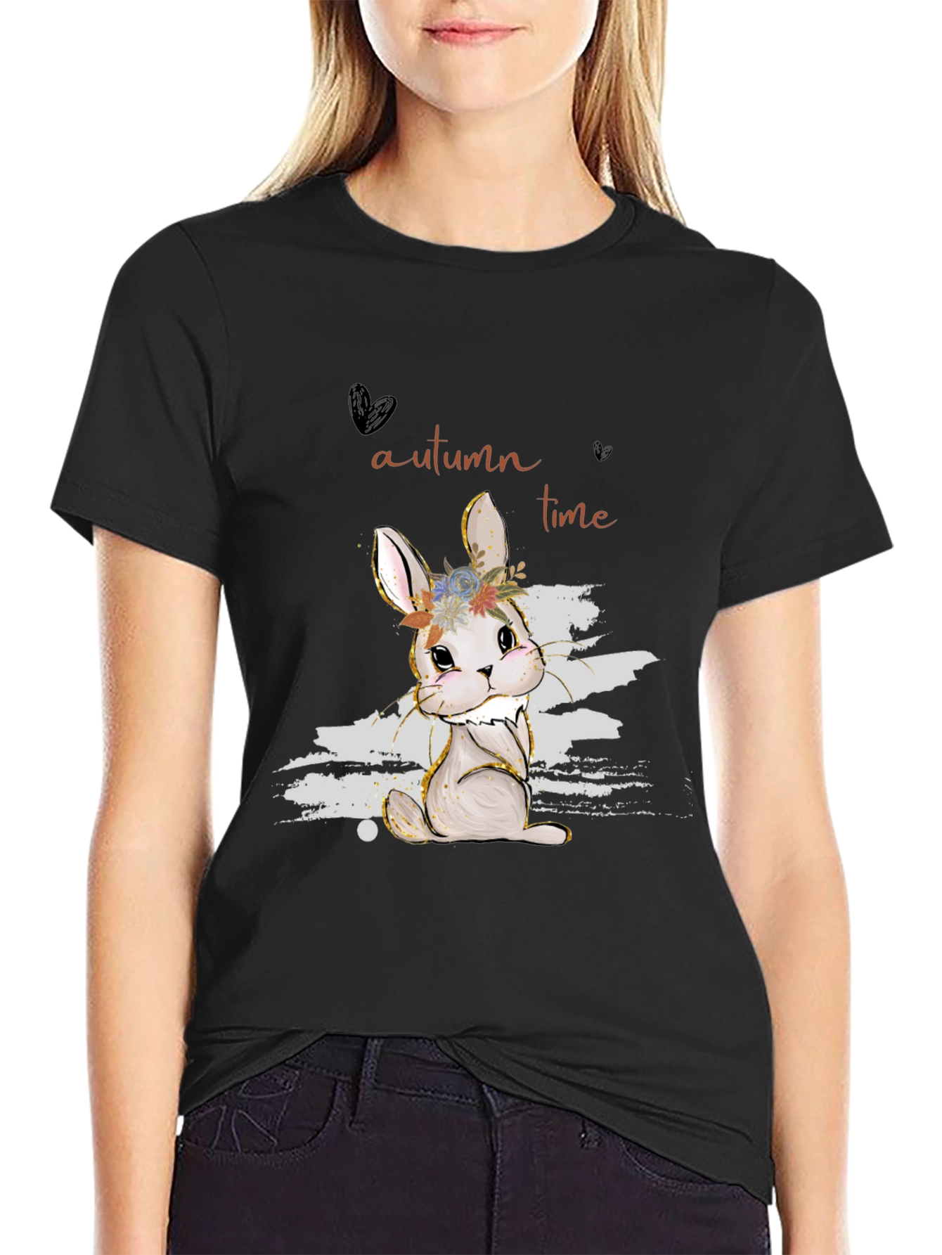 Autumn Time Rabbit T-Shirt