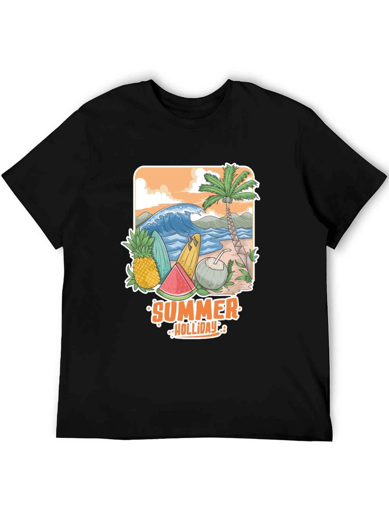 Summer Holiday Graphic Tee - Beach Vibes