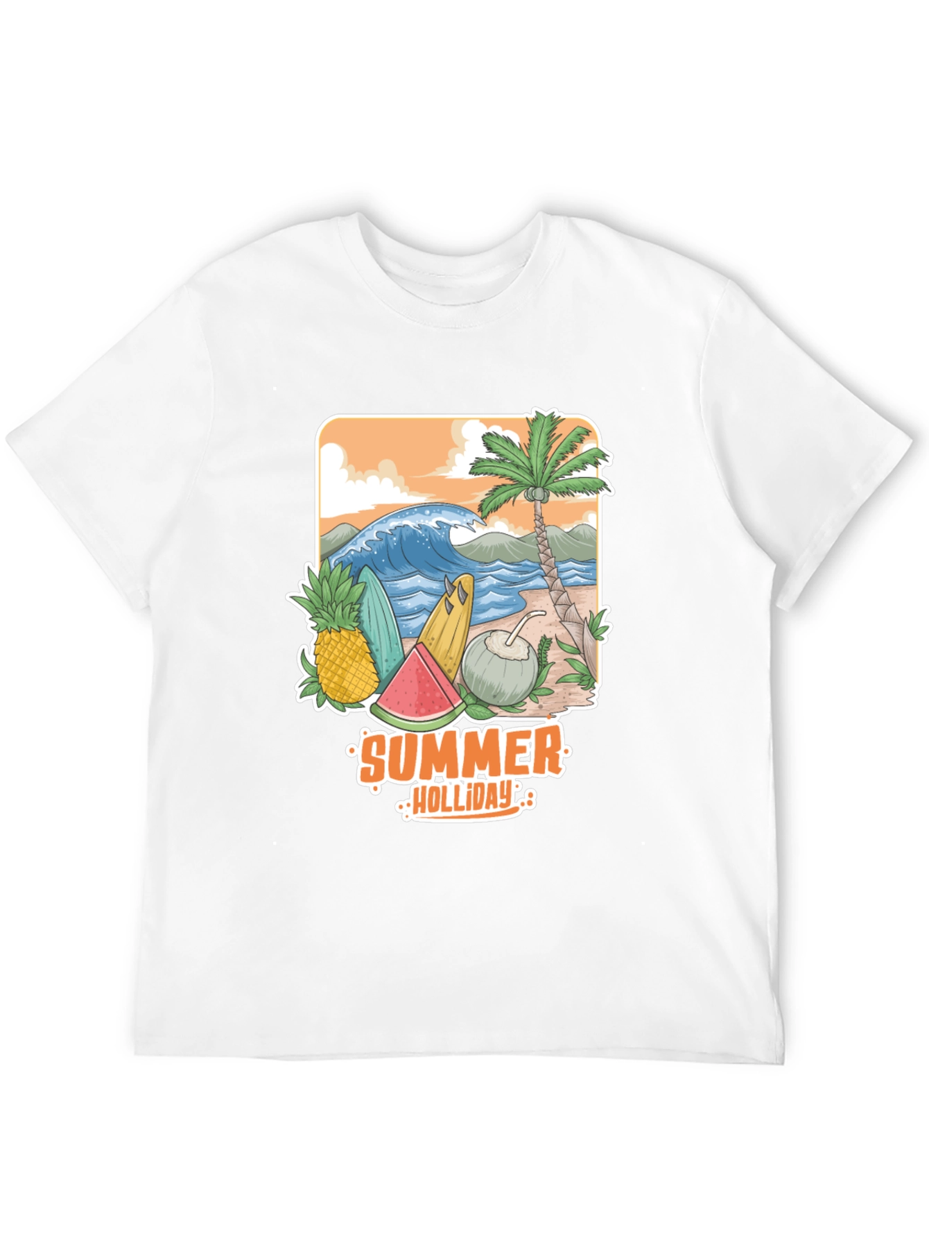 Summer Holiday Graphic Tee - Beach Vibes