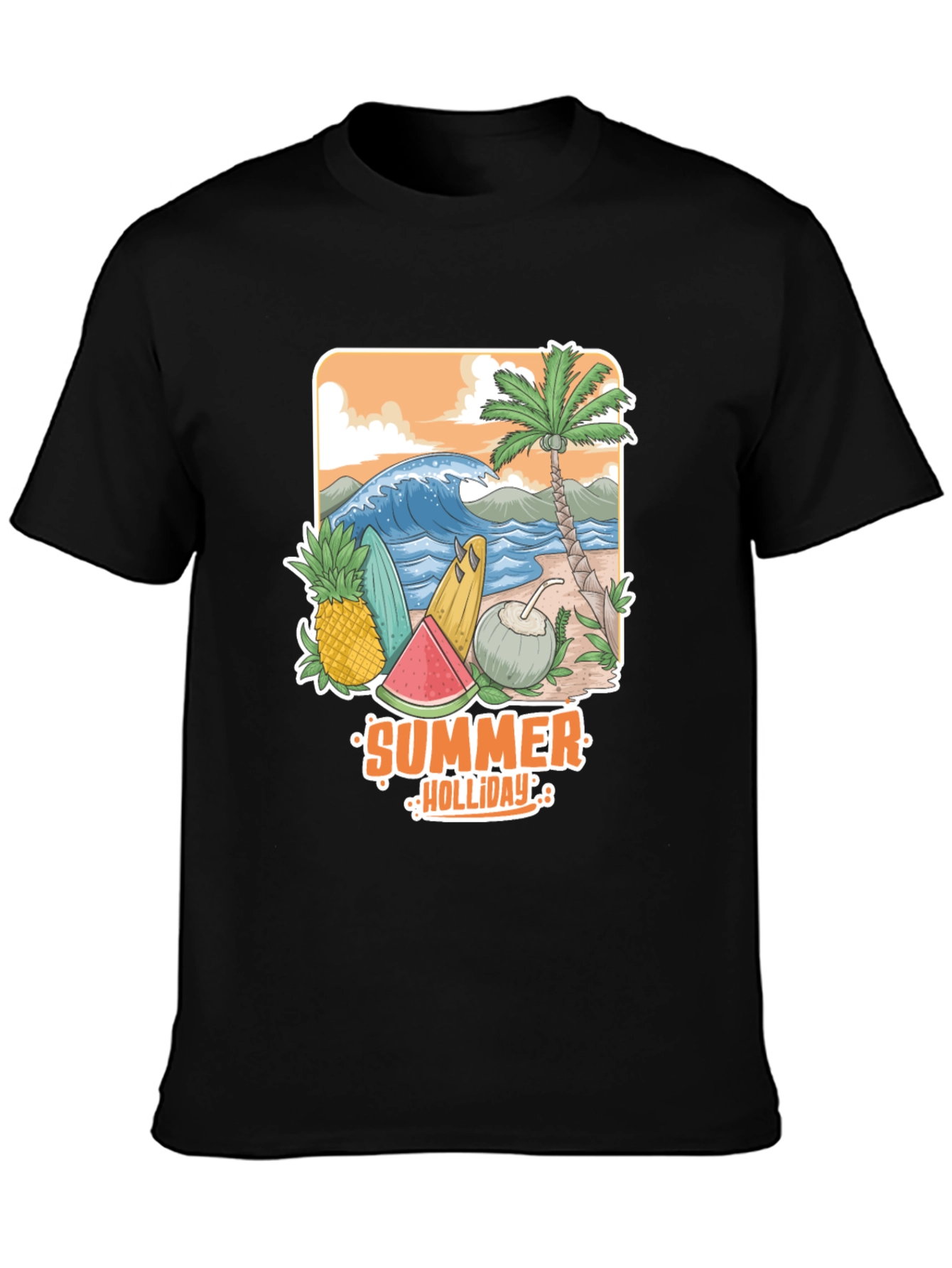 Summer Holiday Graphic Tee - Beach Vibes