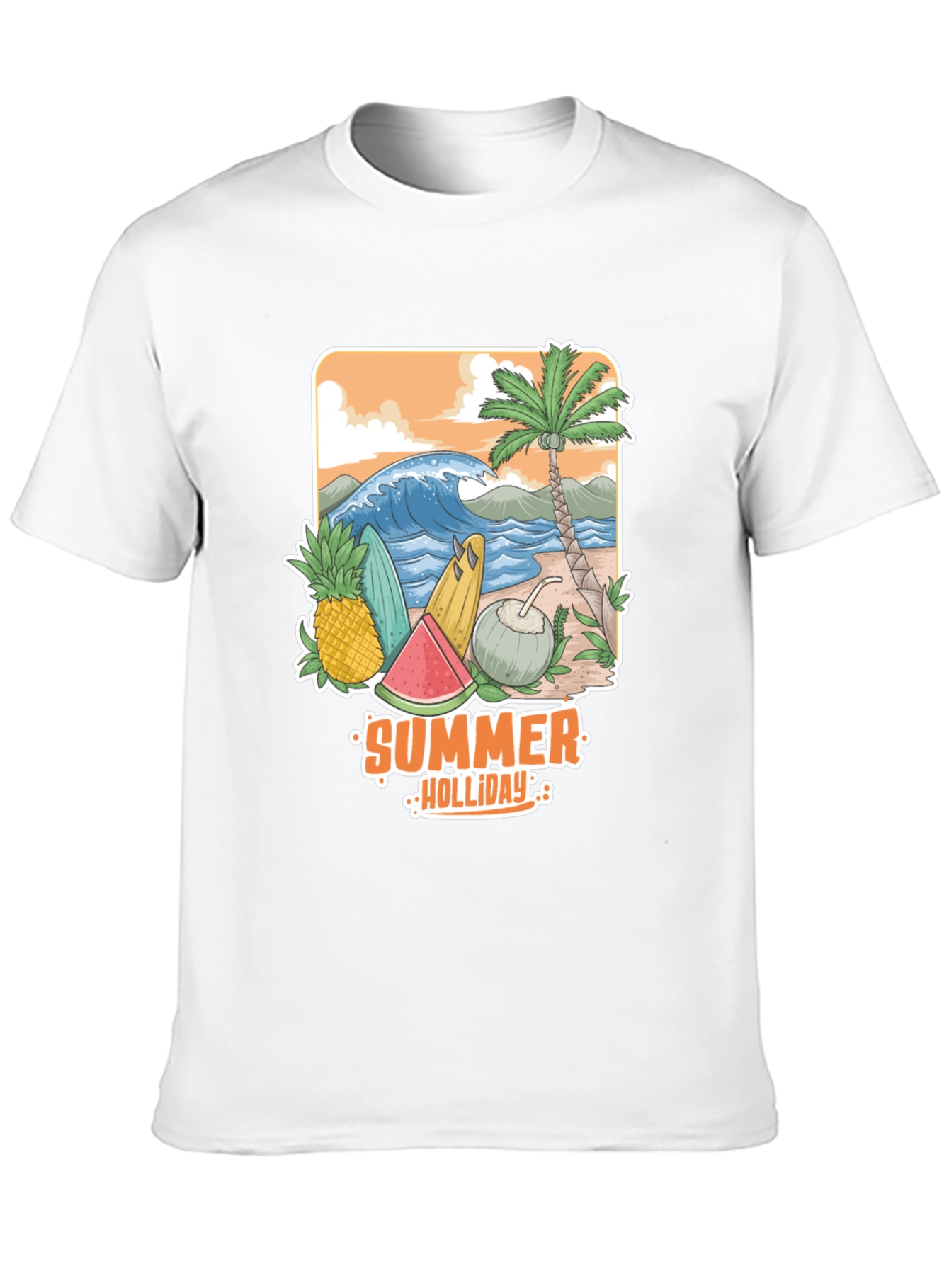 Summer Holiday Graphic Tee - Beach Vibes