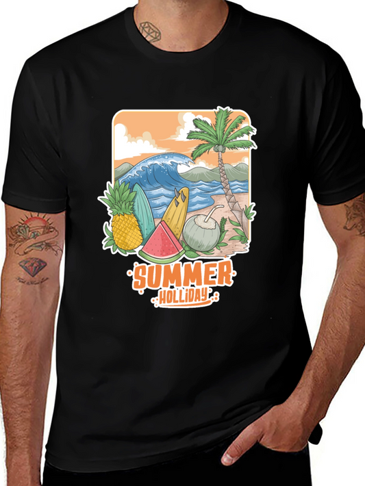 Summer Holiday Graphic Tee - Beach Vibes