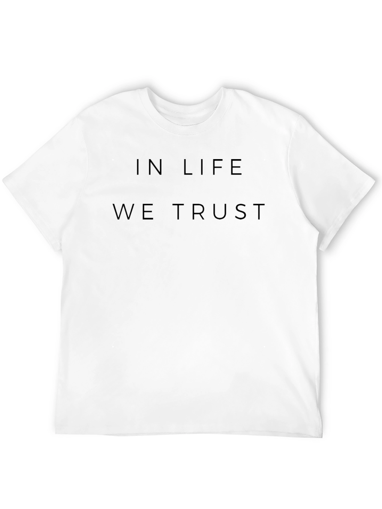 In Life We Trust Black T-Shirt