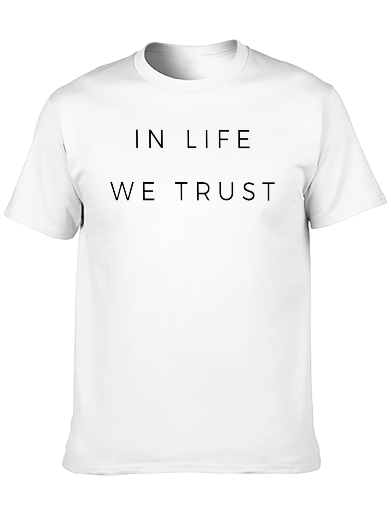 In Life We Trust Black T-Shirt