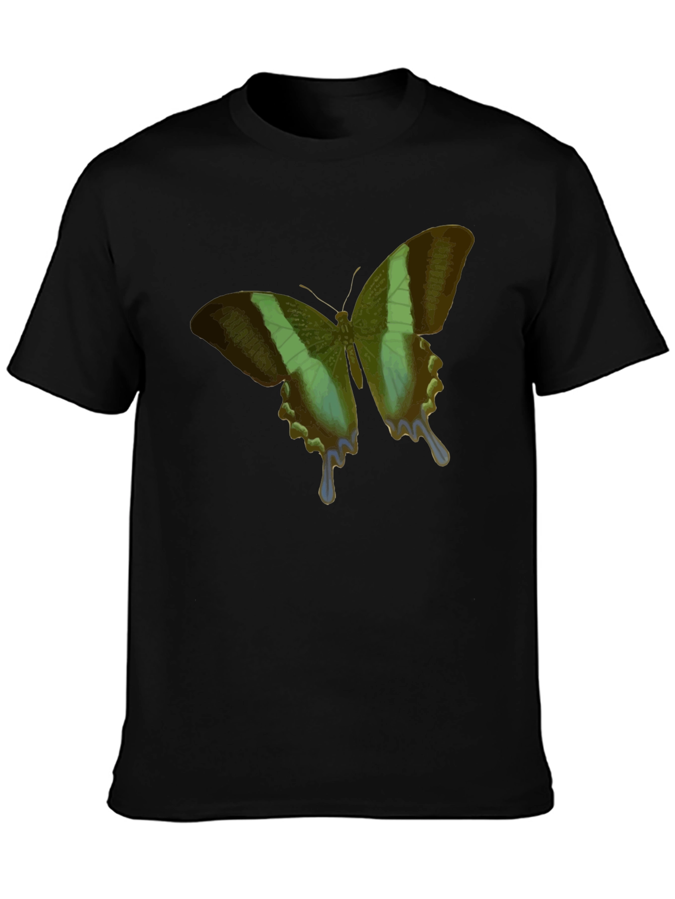Butterfly Graphic Black T-Shirt
