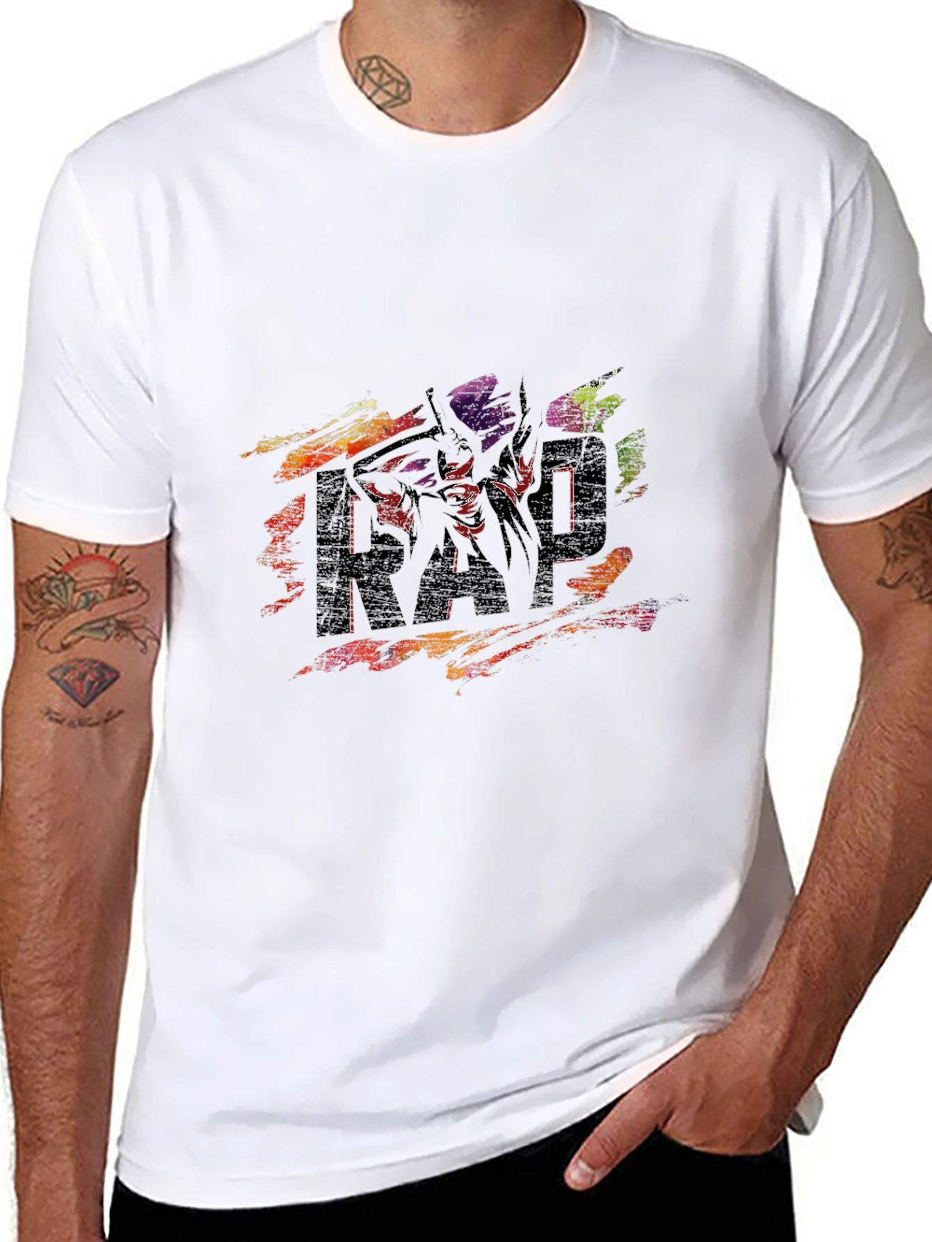 Retro Rad Graphic Black T-Shirt