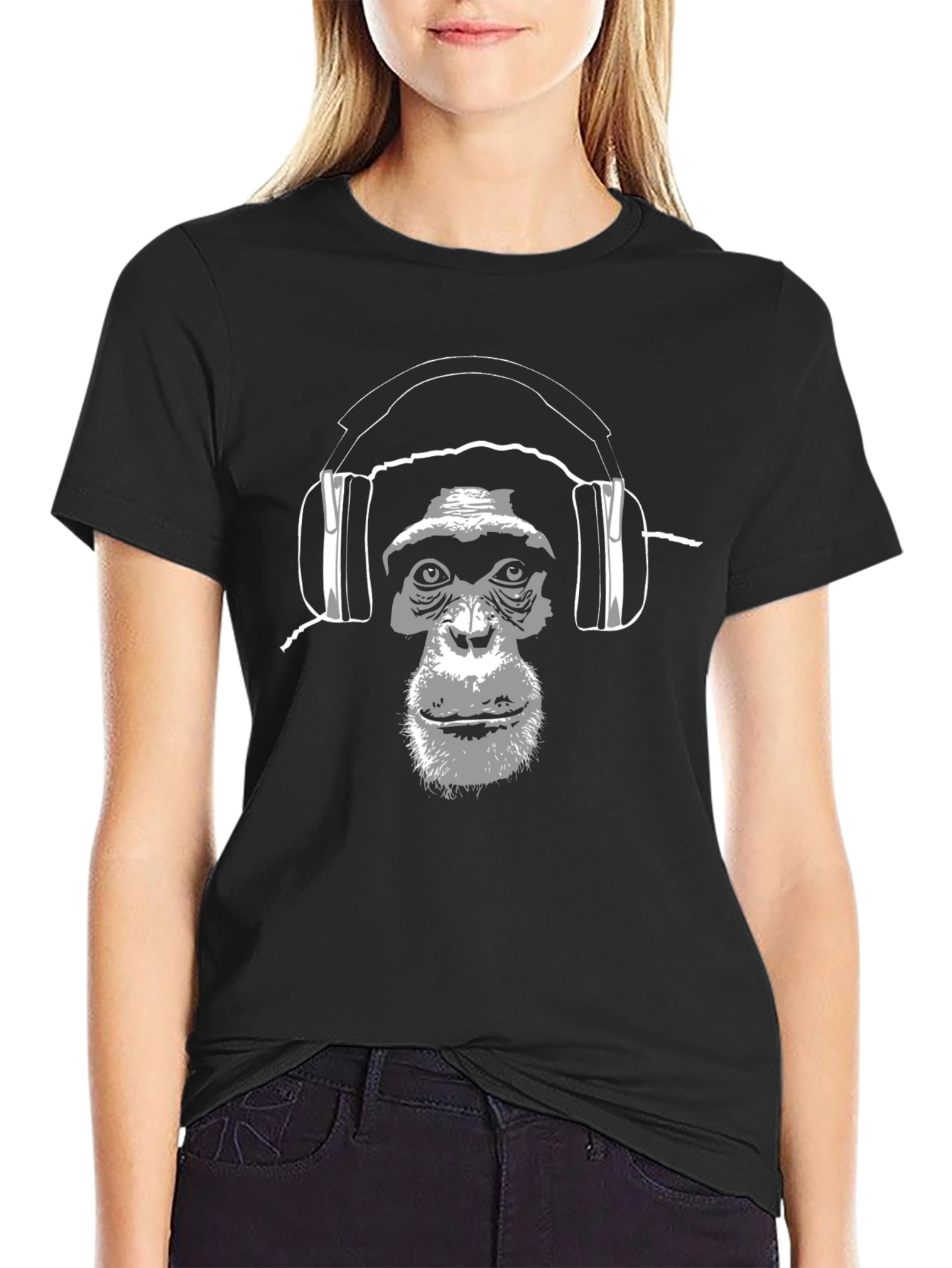 Cool Ape DJ Black T-Shirt