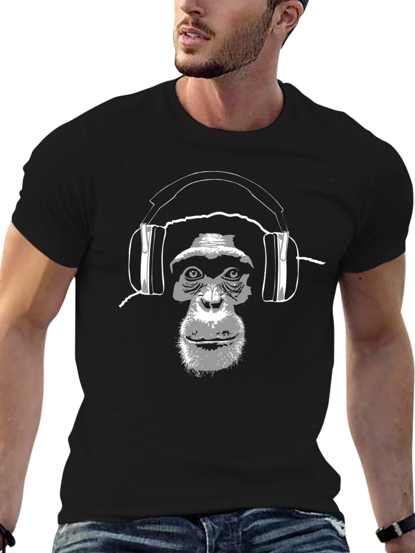 Cool Ape DJ Black T-Shirt