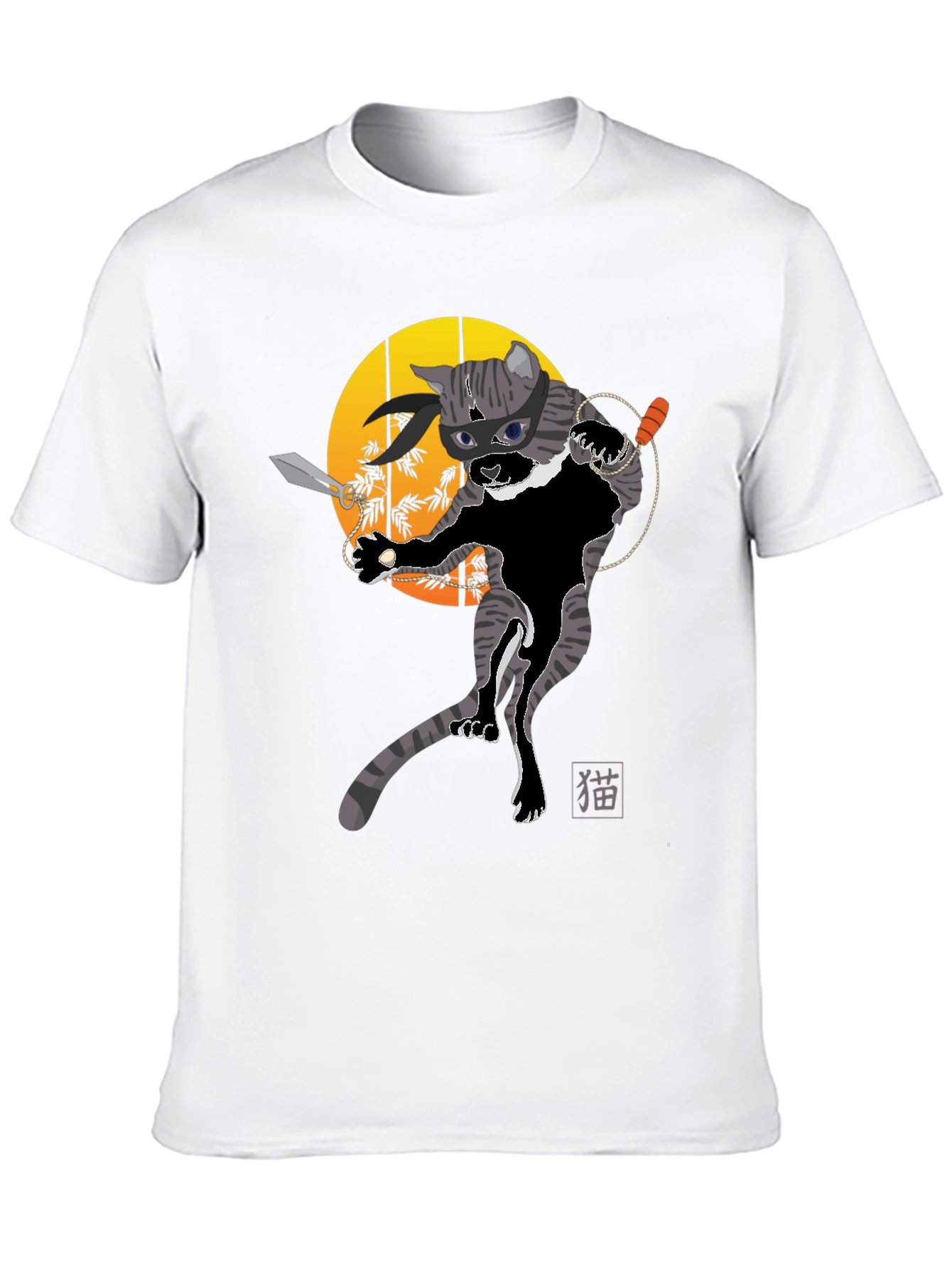 Ninja Cat Graphic T-Shirt