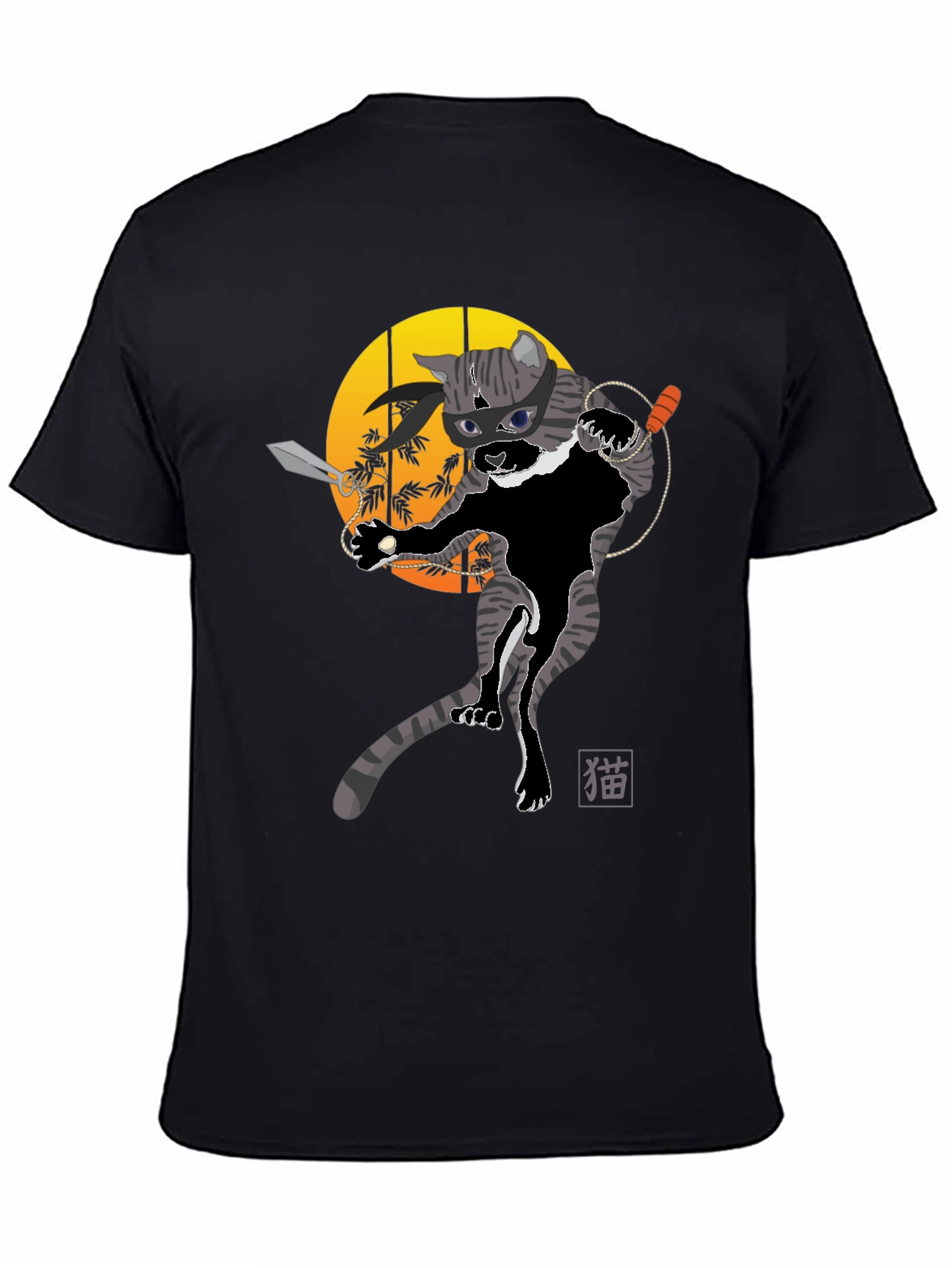 Ninja Cat Graphic T-Shirt