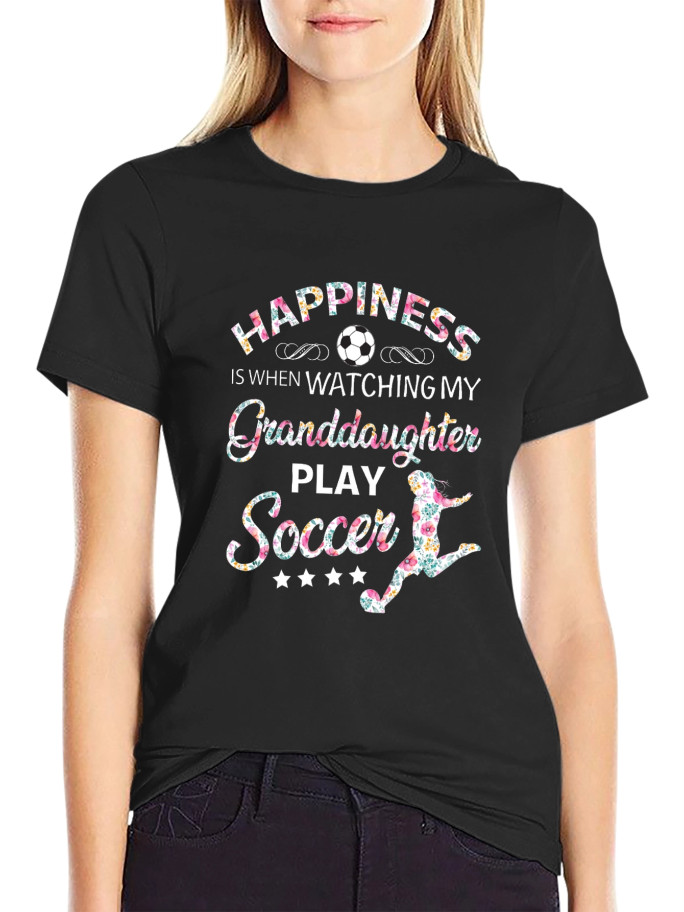 Happiness Granddaughter Soccer T-Shirt