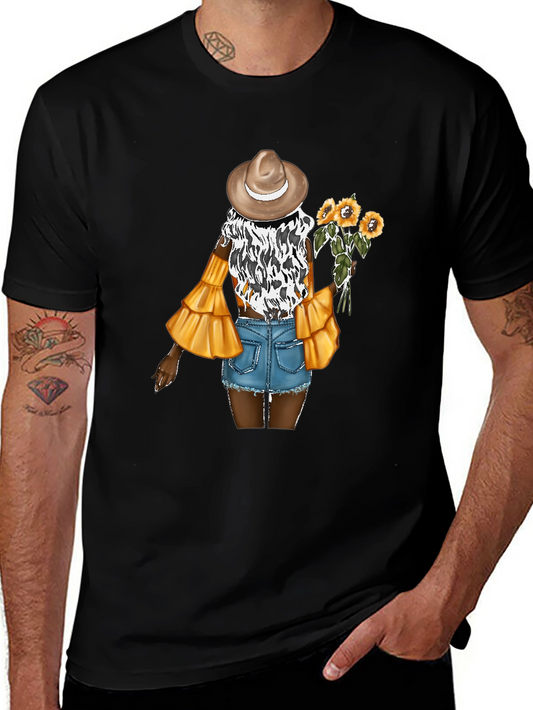 Sunflower Girl Graphic Tee