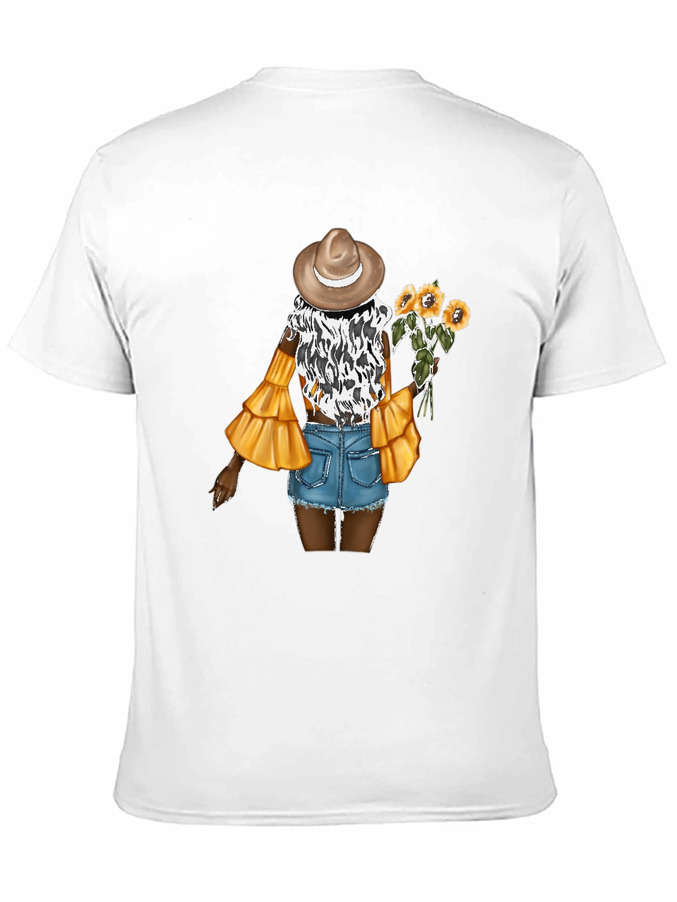 Sunflower Girl Graphic Tee