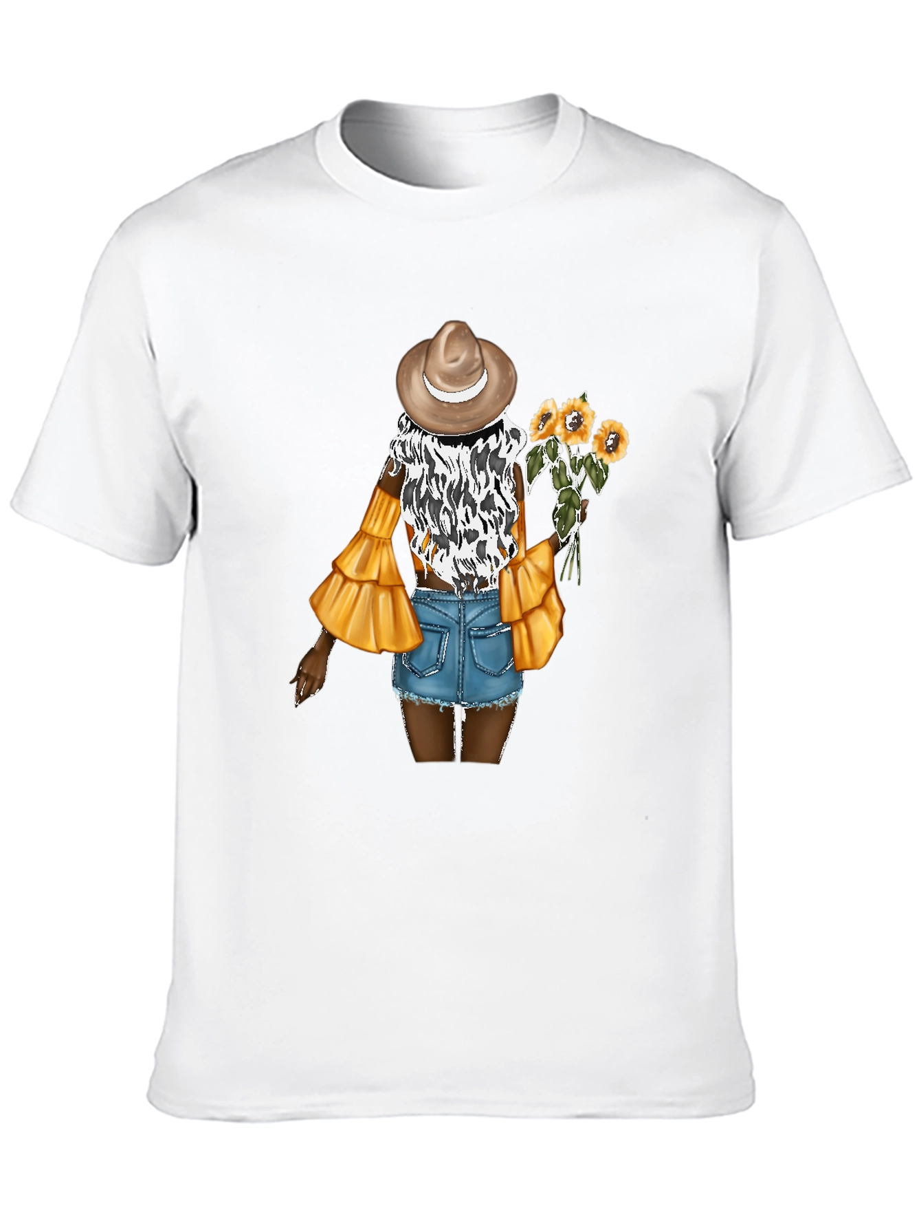 Sunflower Girl Graphic Tee